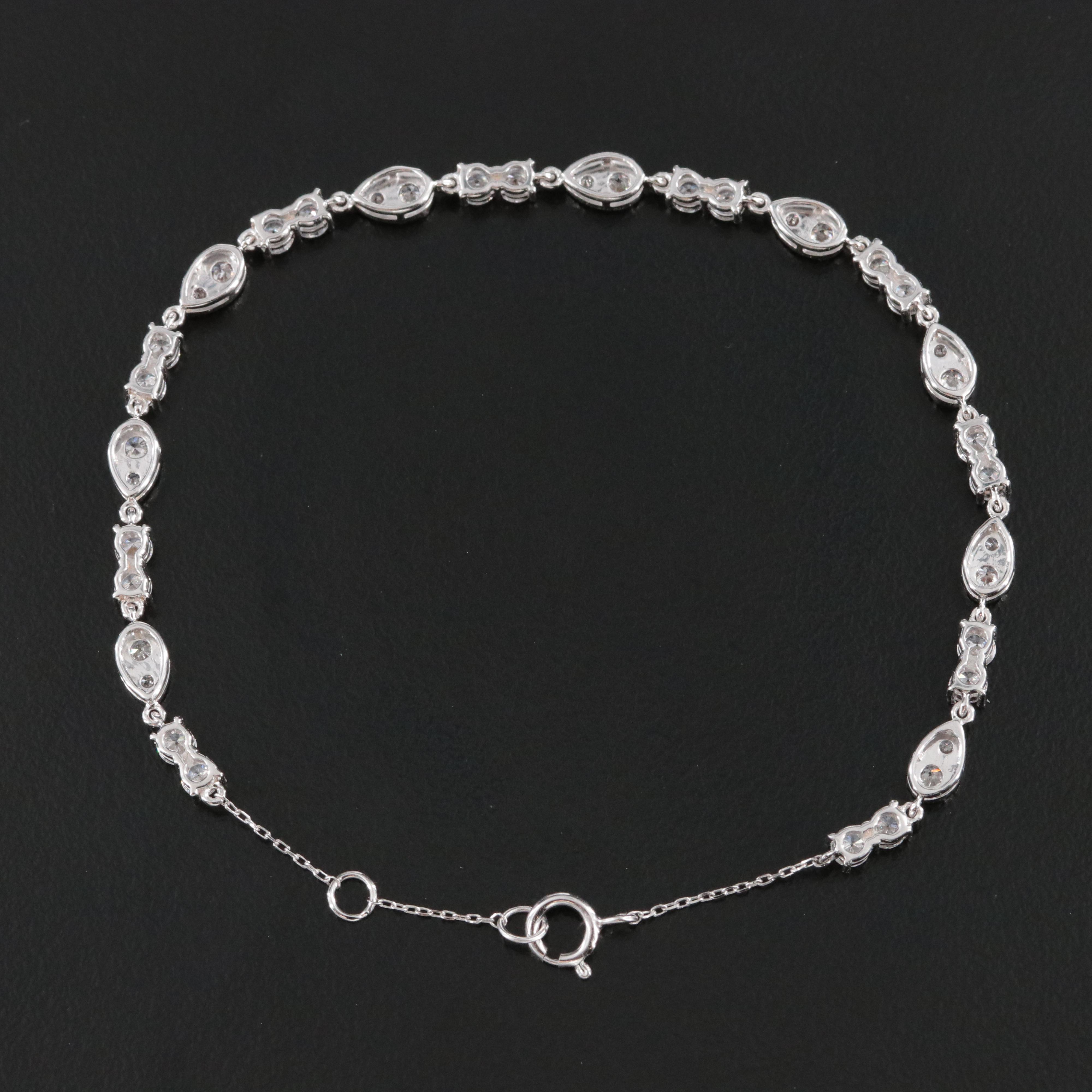 14K 2.27 CTW Lab Grown Diamond Bracelet with IGI Jewelry Report