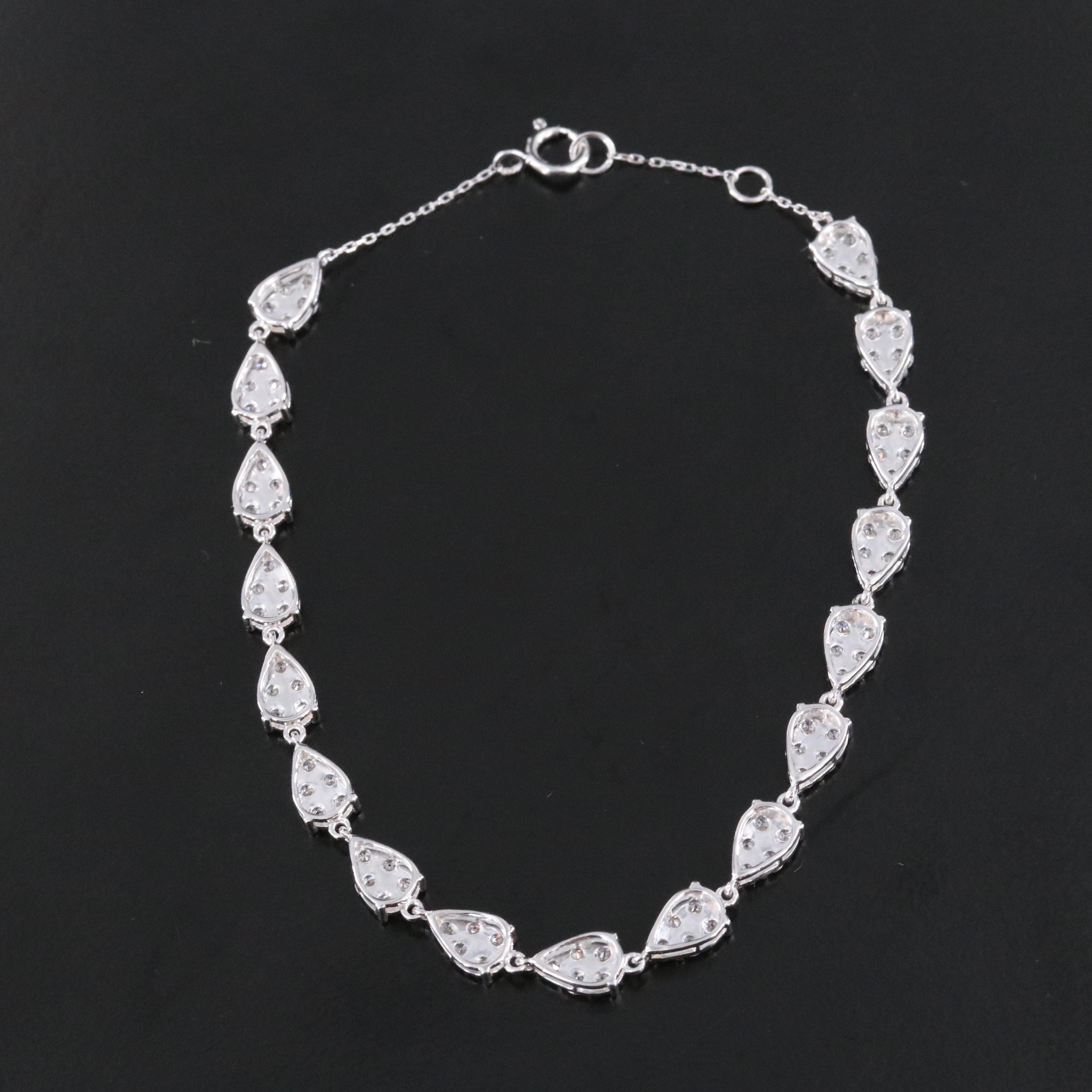 14K 2.15 CTW Lab Grown Diamond Bracelet with IGI Jewelry Report