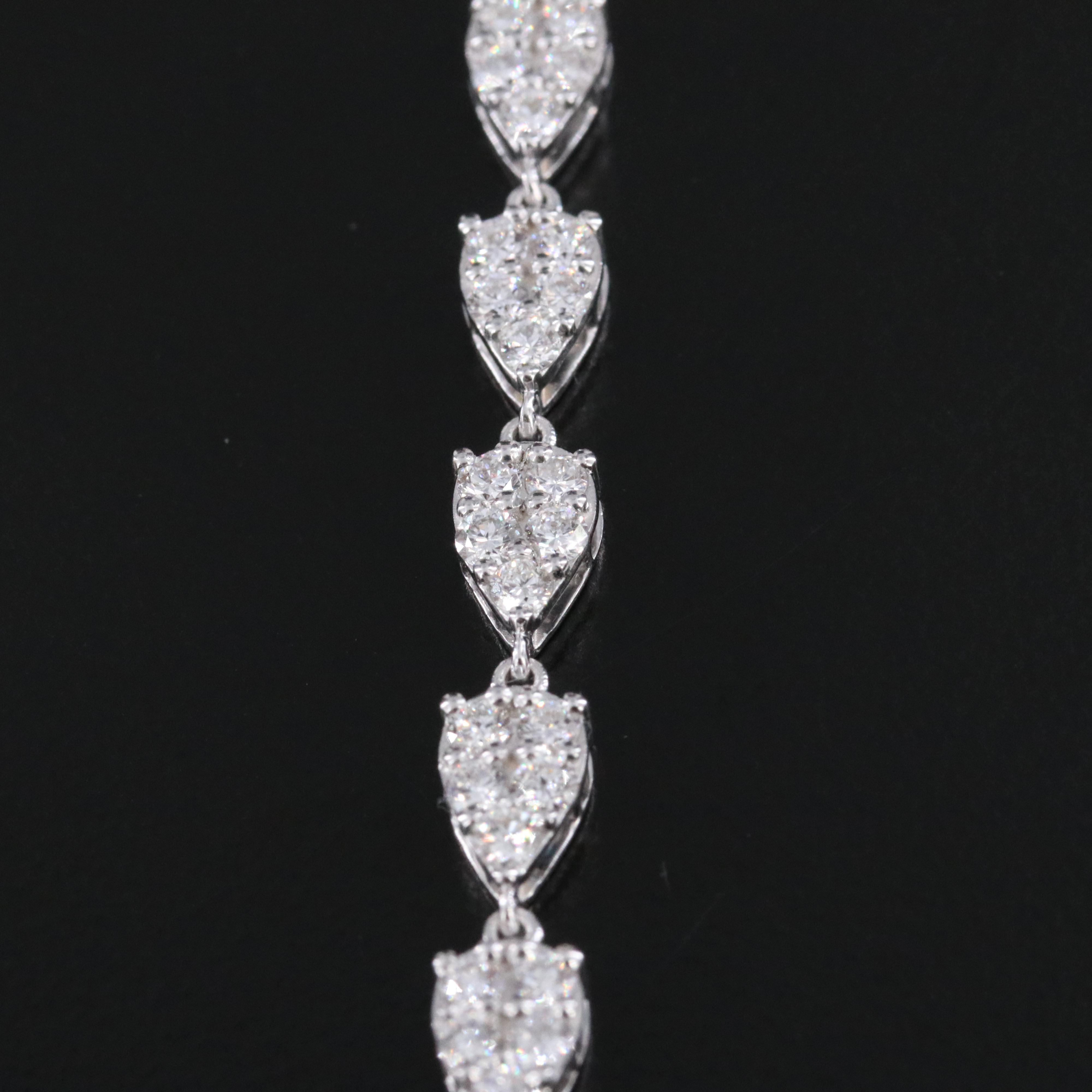 14K 2.15 CTW Lab Grown Diamond Bracelet with IGI Jewelry Report