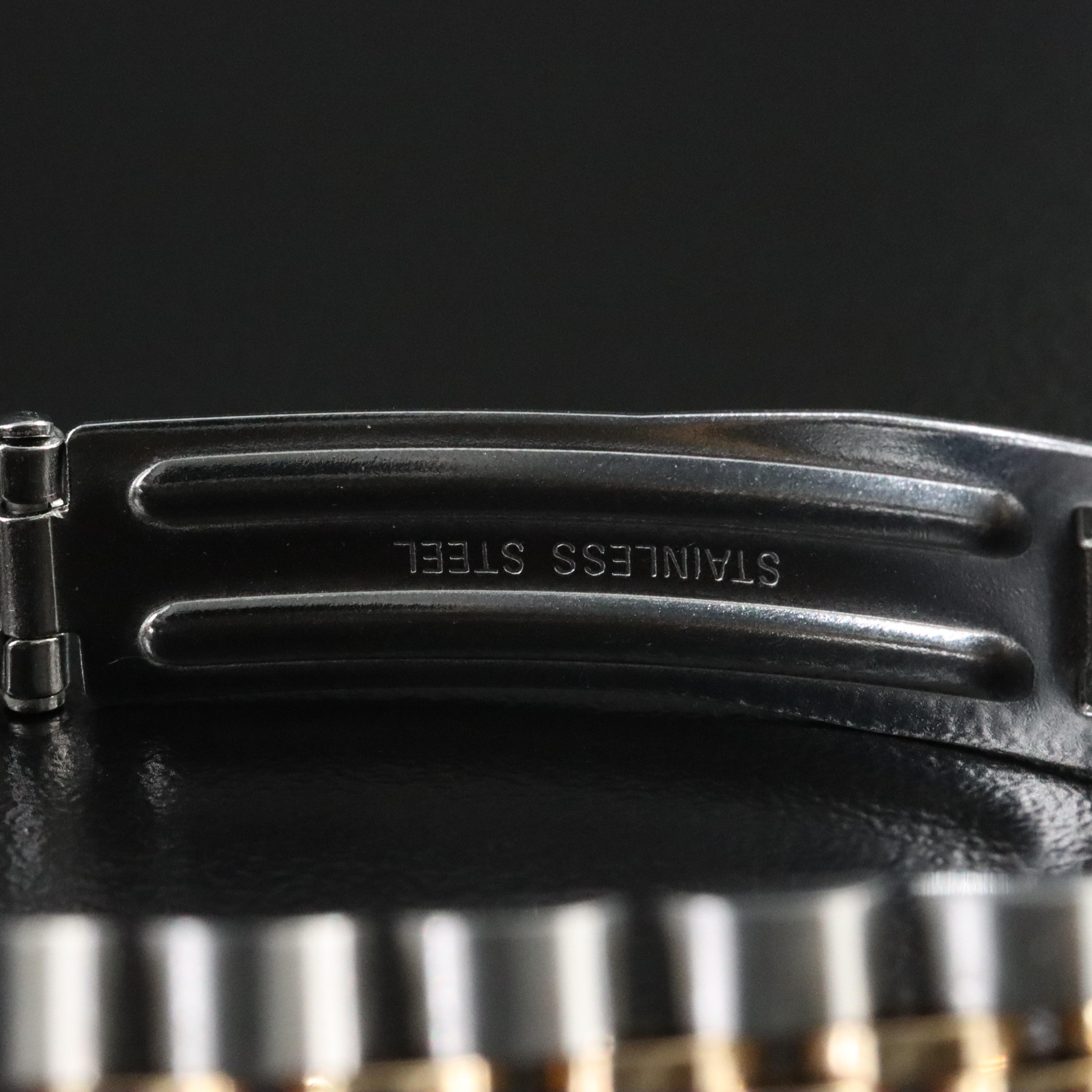 Modified Rolex 6917 Custom Diamond Dial and Bezel with Non Rolex Watch Band