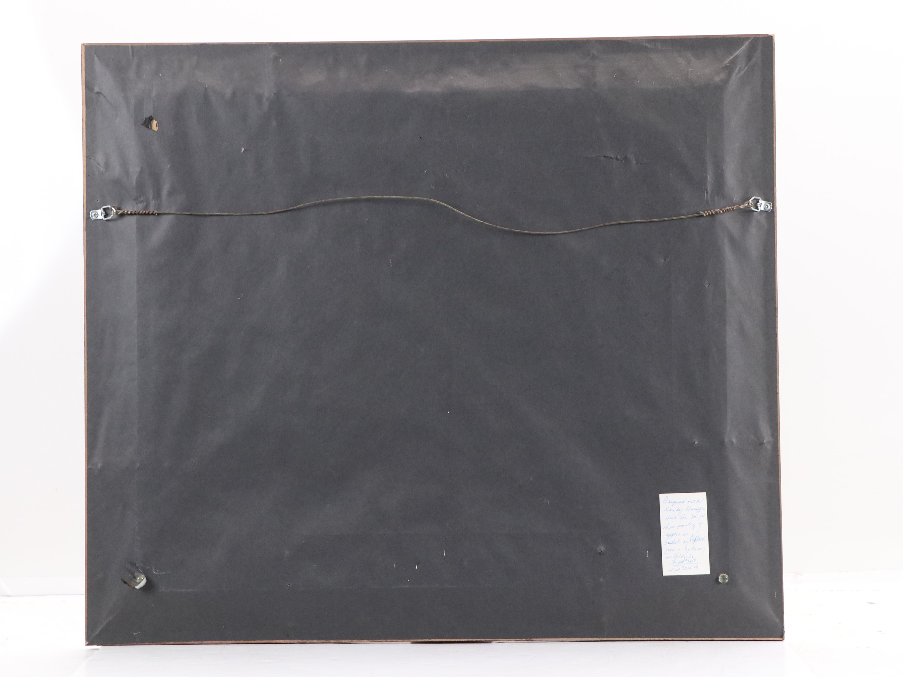 Impasto Still Life Oil Painting of Apples in Basket