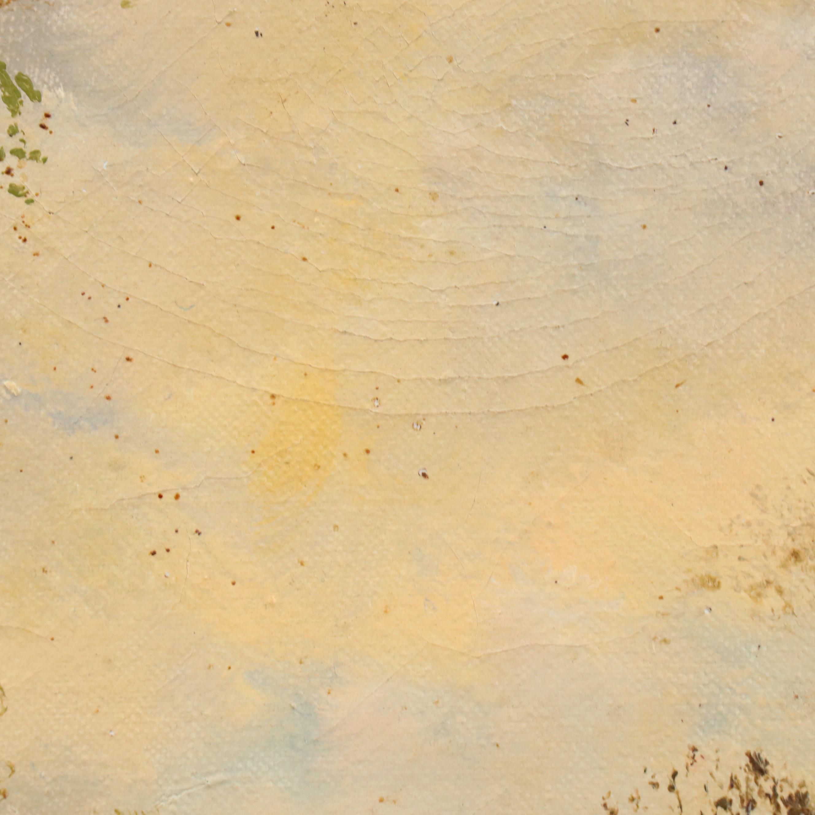 E. Dickens Idyllic Woodland Pond Landscape Oil Painting