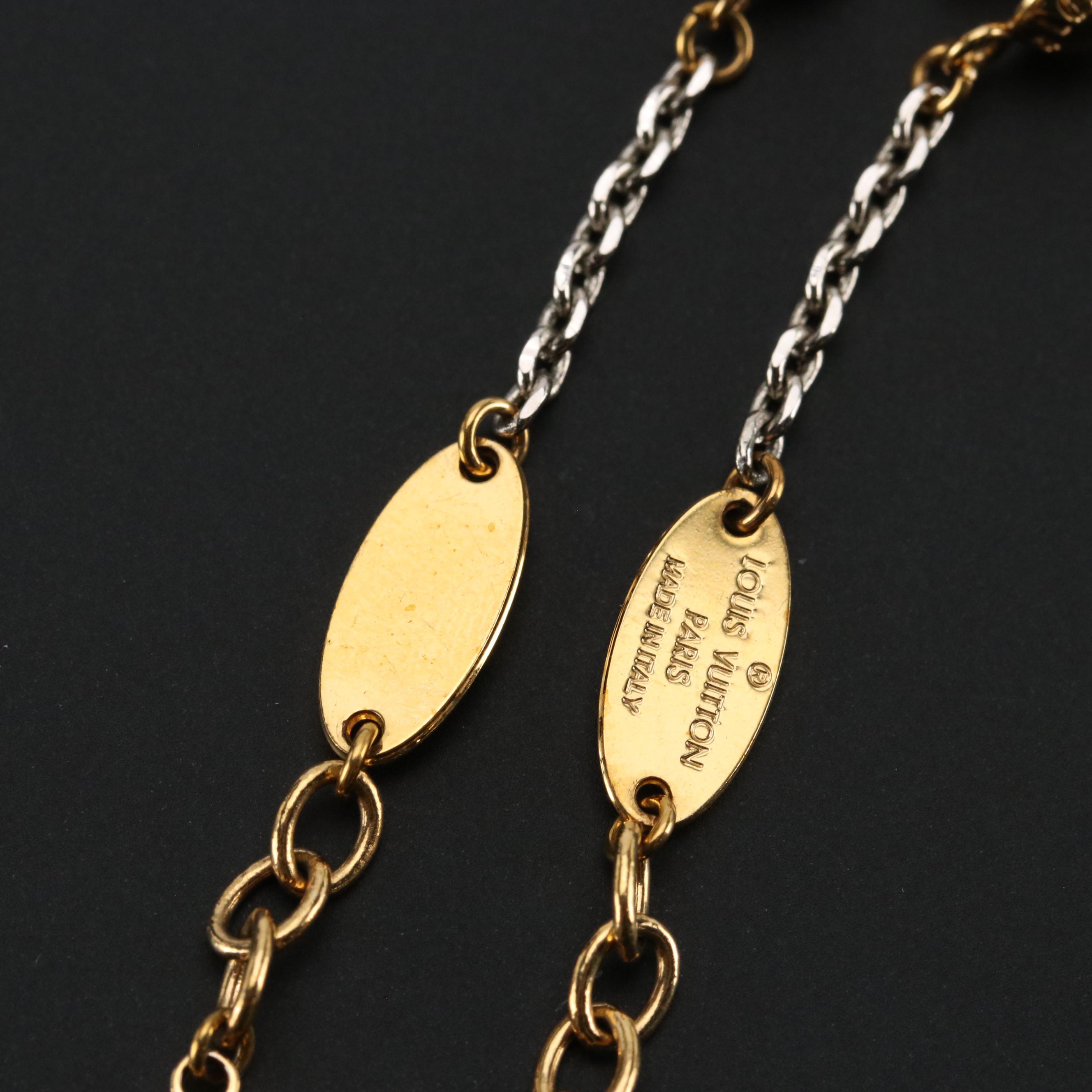 Louis Vuitton Logomania Drop Earrings