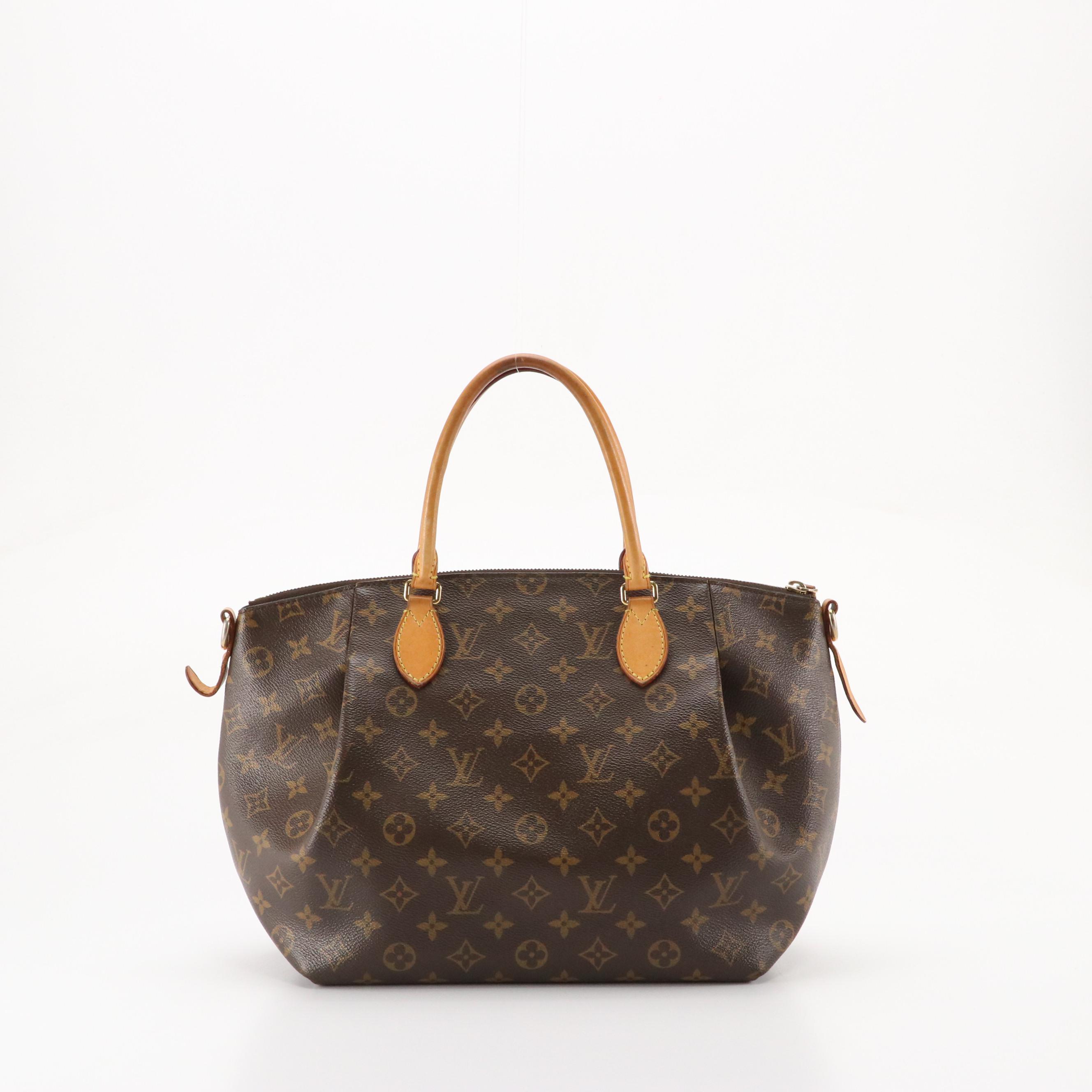 Louis Vuitton Turenne Two-Way Bag in Monogram Canvas and Vachetta Leather Trim