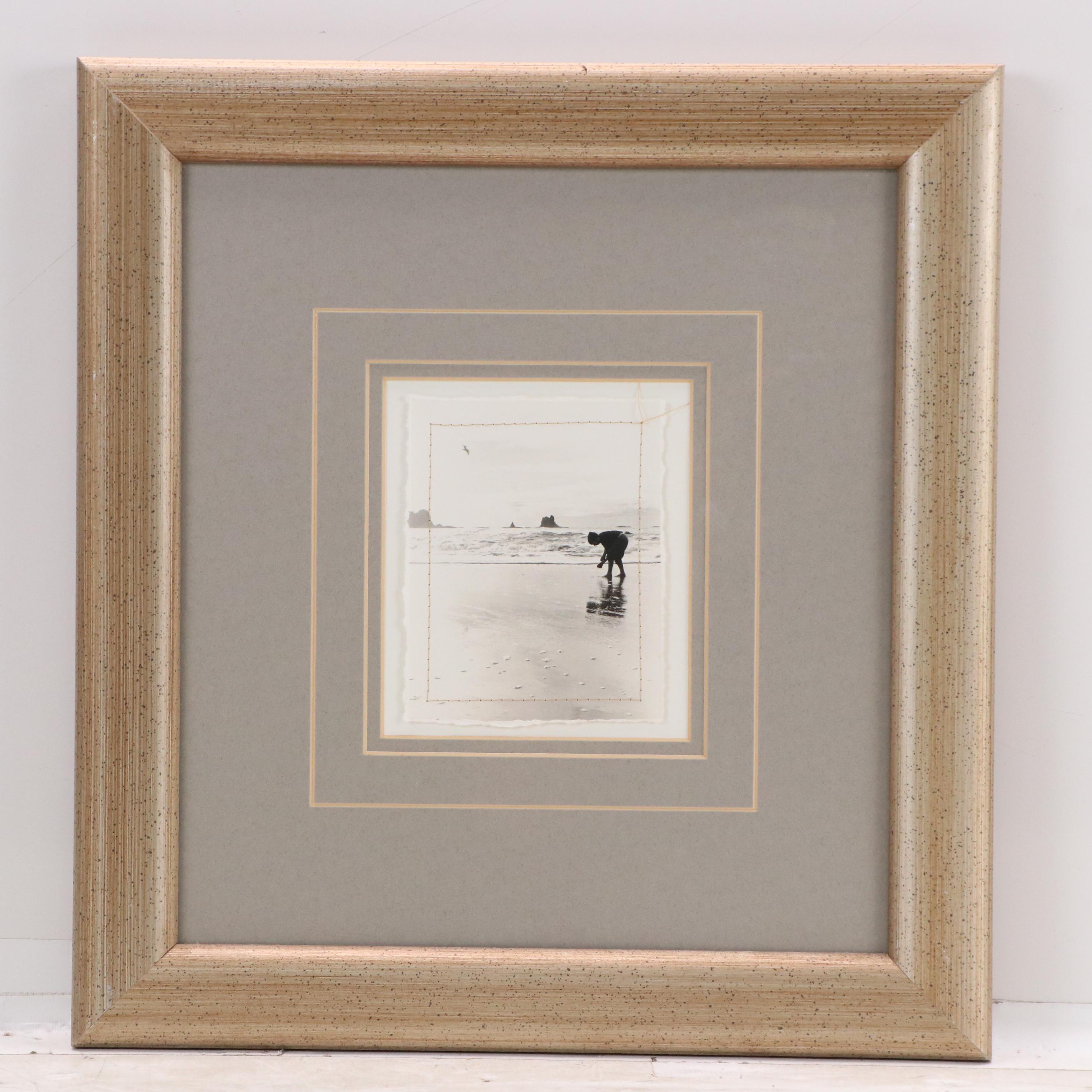 Heidi Fruehan Embellished Silver Gelatin Prints "By the Sea"