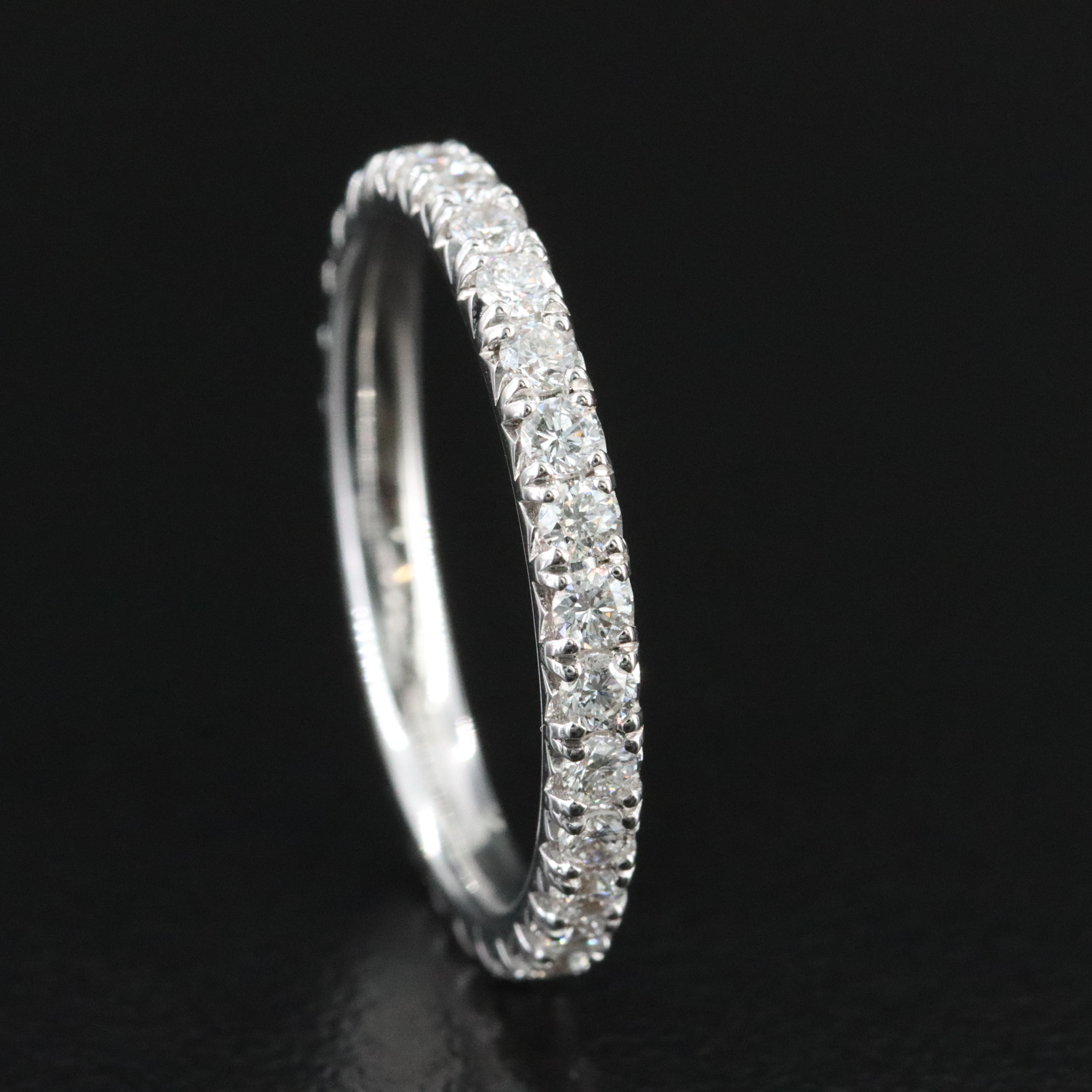 18K 0.78 CTW Lab Grown Diamond Eternity Band