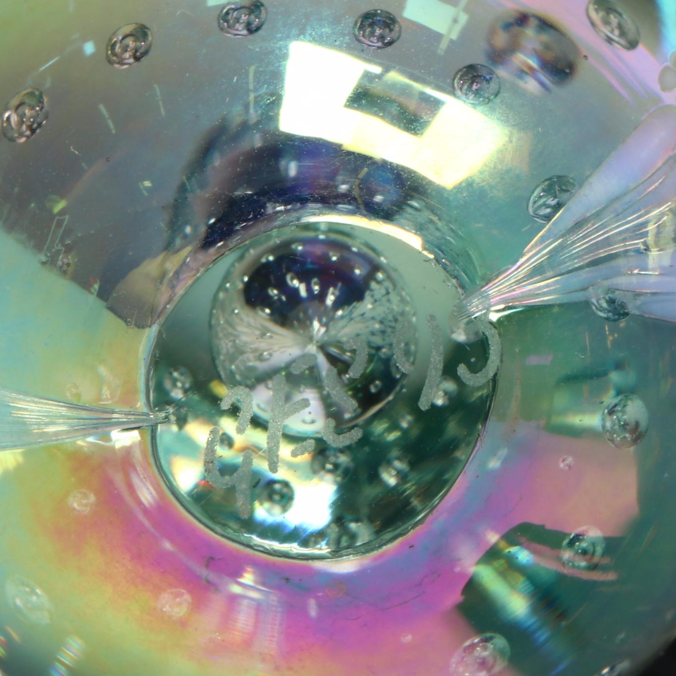 Makora Krosno Glass Vase with More Art Glass Vases, Paperweight, and Jar