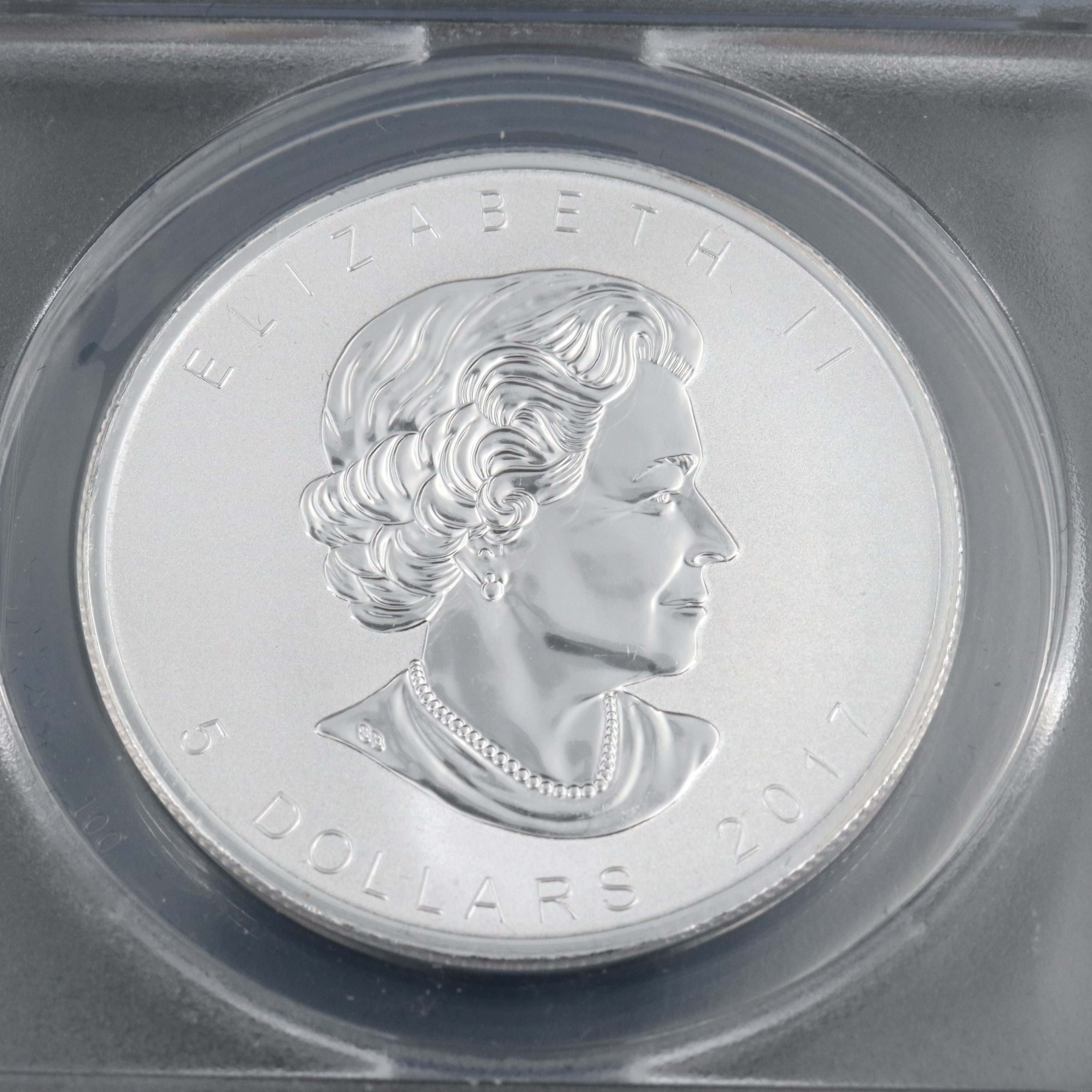 ANACS RP70 DCAM 2017 Canadian $5 Maple Leaf Silver Coin