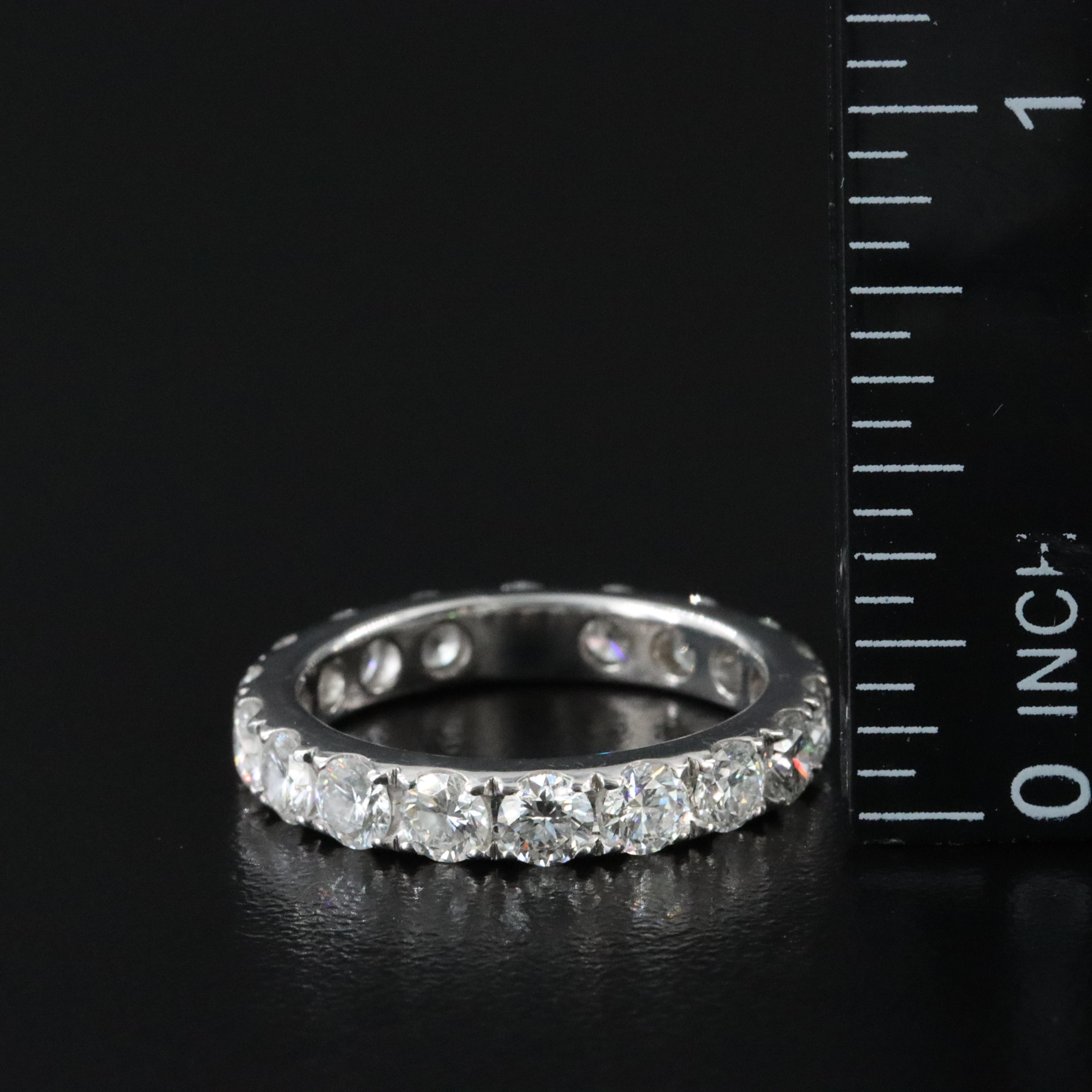 18K 2.52 CTW Lab Grown Diamond Eternity Band