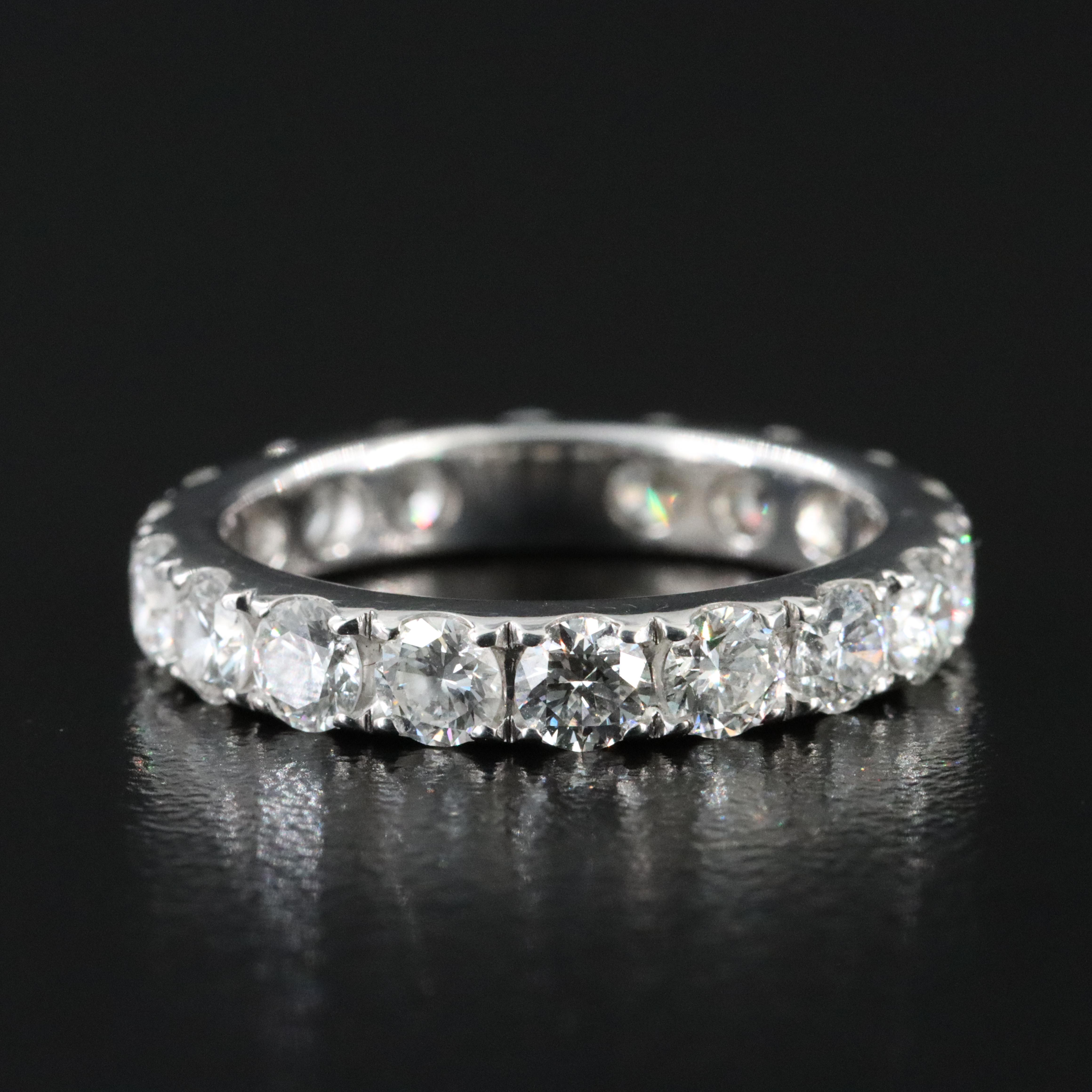 18K 2.52 CTW Lab Grown Diamond Eternity Band