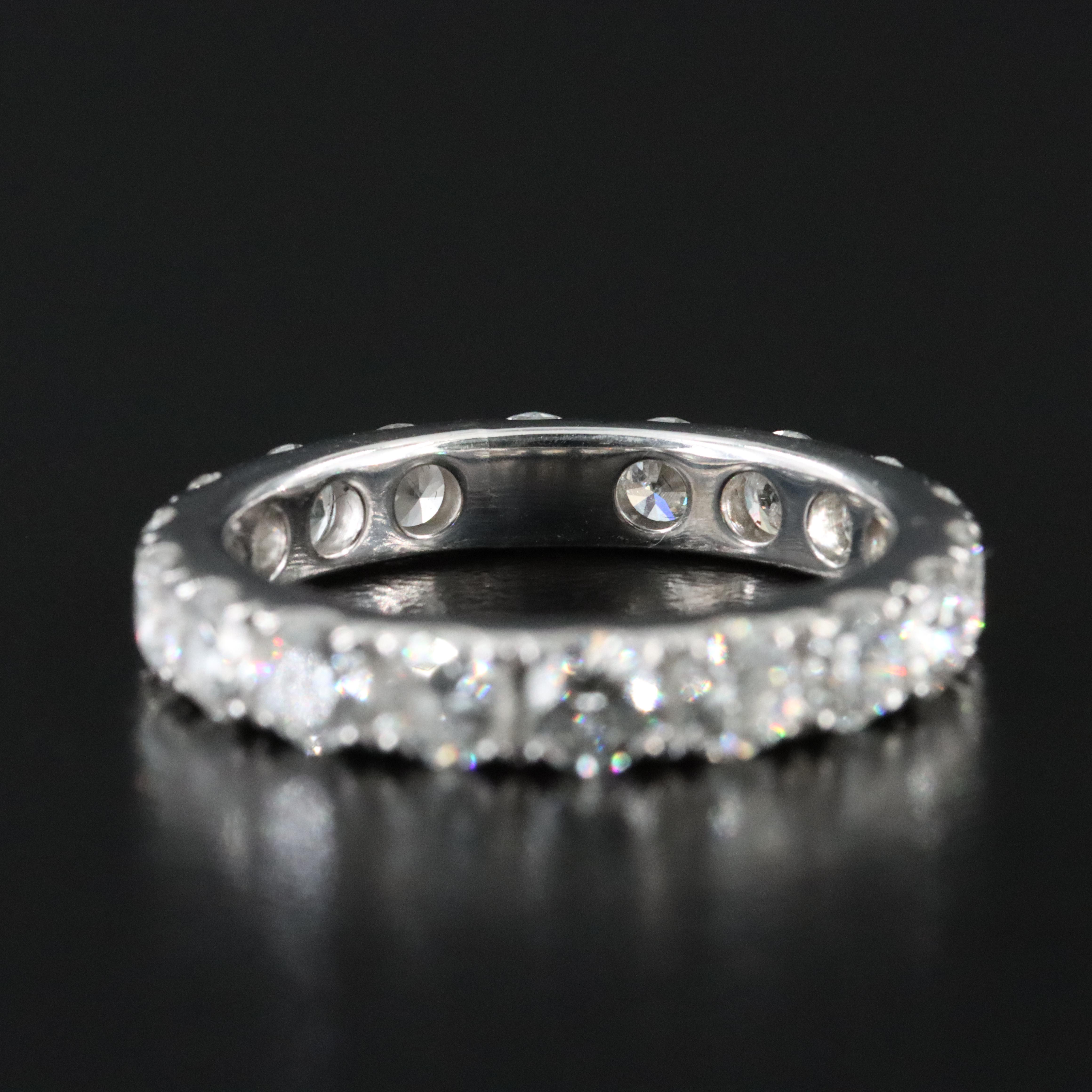 18K 2.52 CTW Lab Grown Diamond Eternity Band
