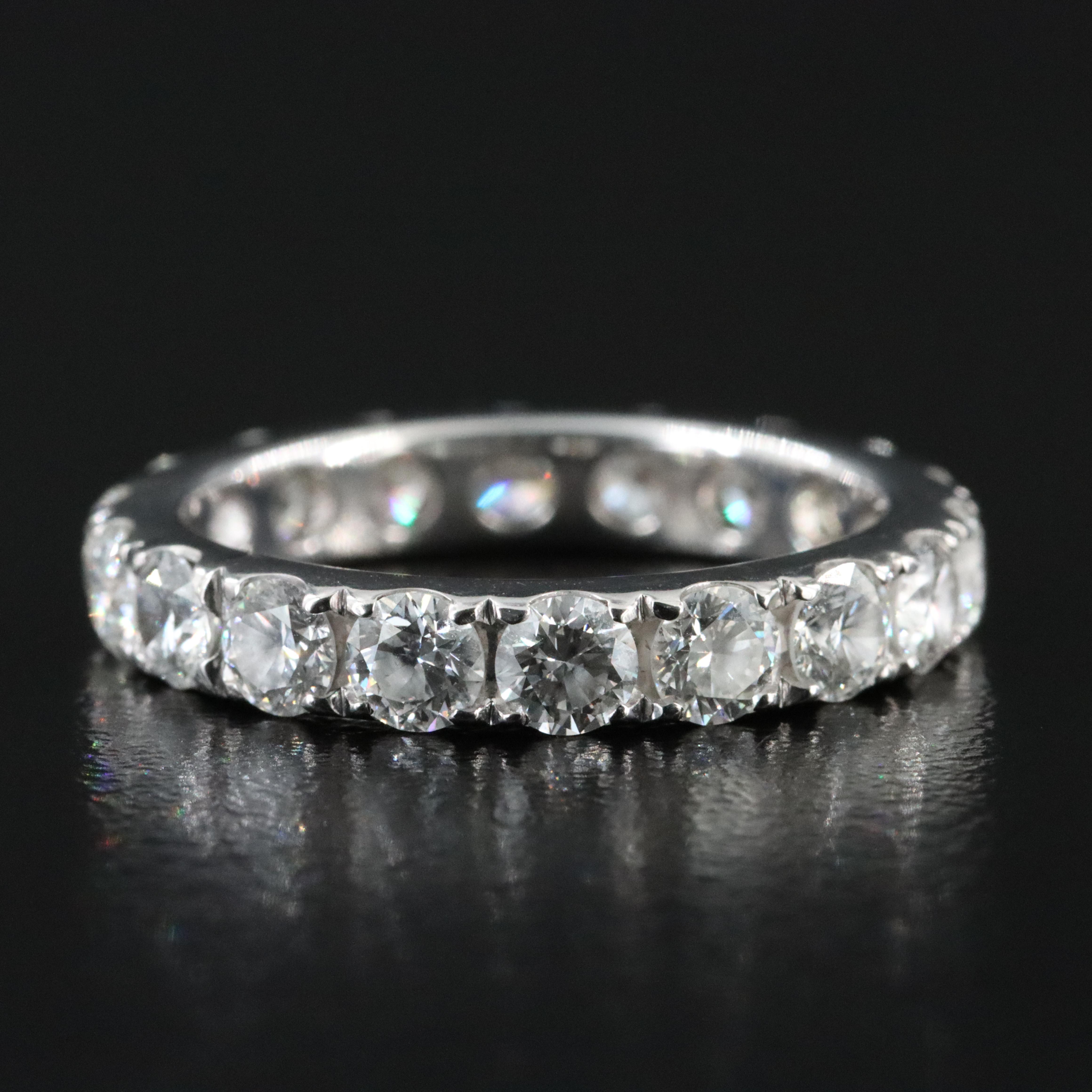 18K 2.52 CTW Lab Grown Diamond Eternity Band