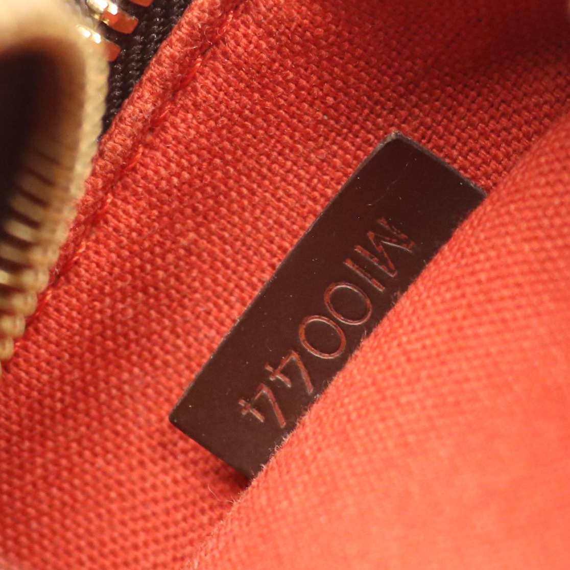 Louis Vuitton Olav PM Messenger Bag in Damier Ebene Canvas and Leather Trim