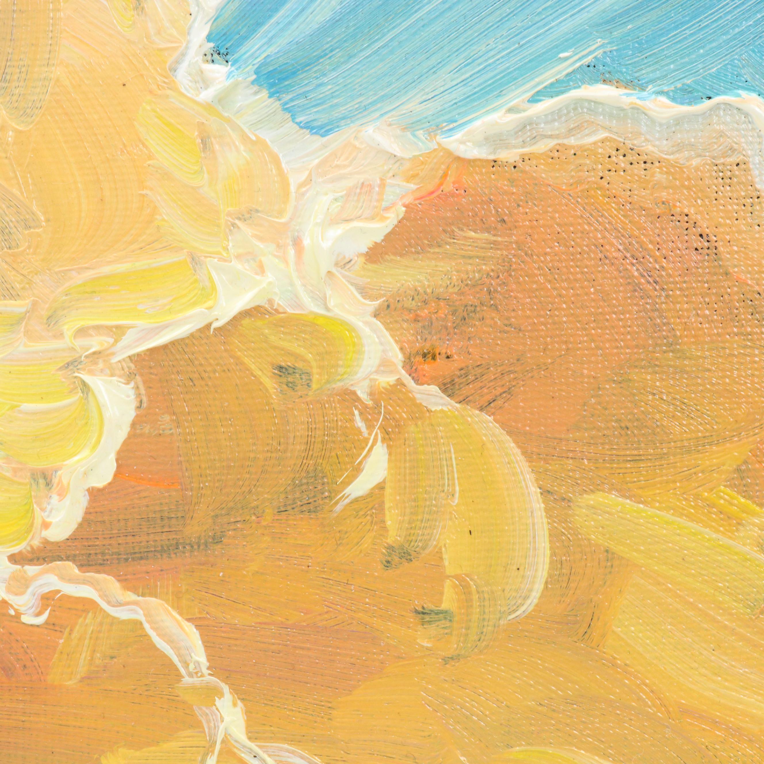 William Hawkins Desert Landscape Oil Painting, 2025