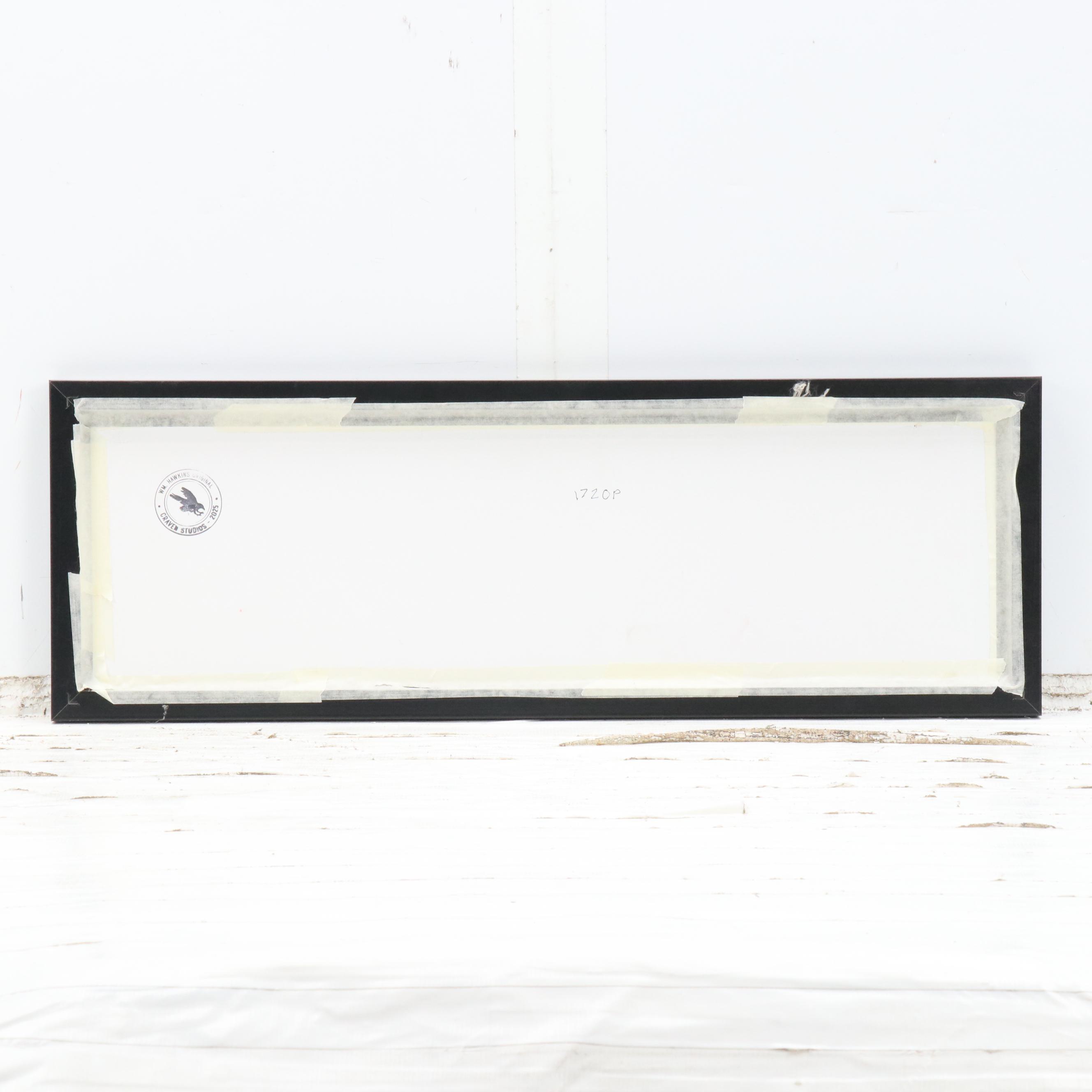 William Hawkins Desert Landscape Oil Painting, 2025