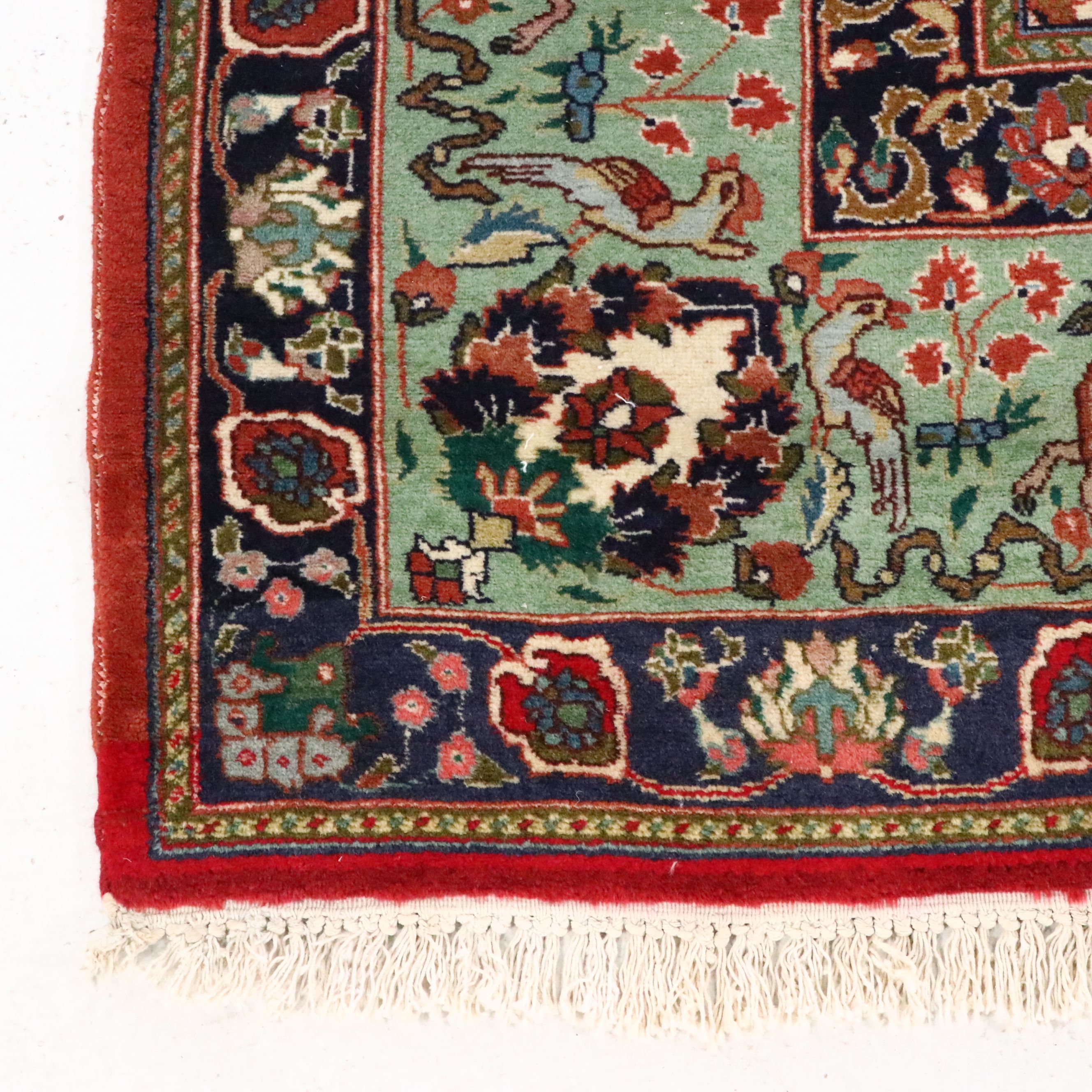 7'2 x 9'5 Hand-Knotted Persian Tabriz Area Rug