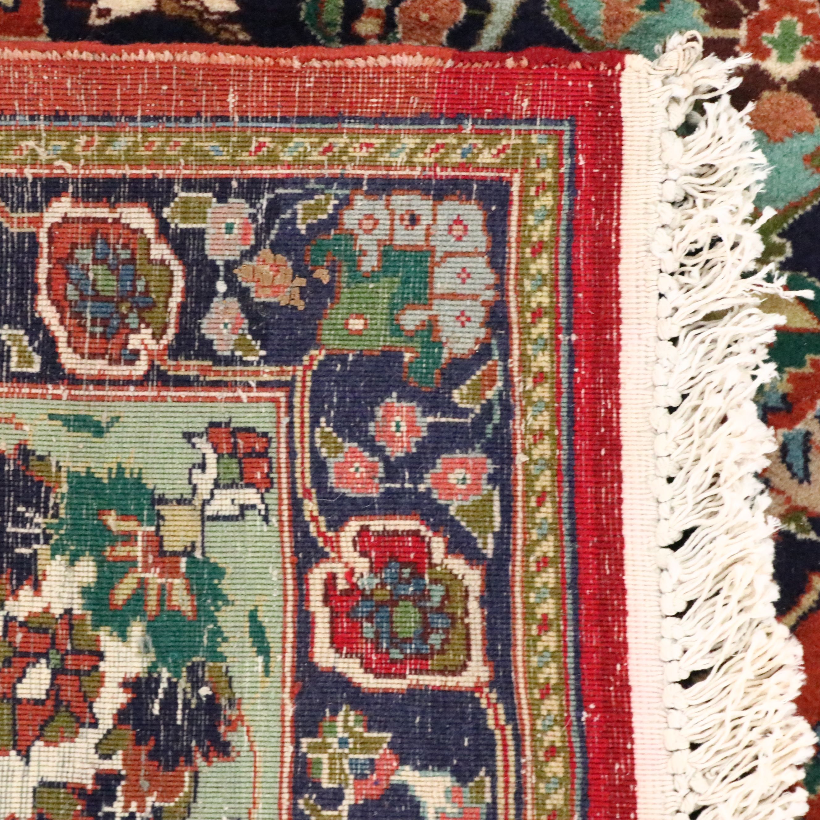 7'2 x 9'5 Hand-Knotted Persian Tabriz Area Rug