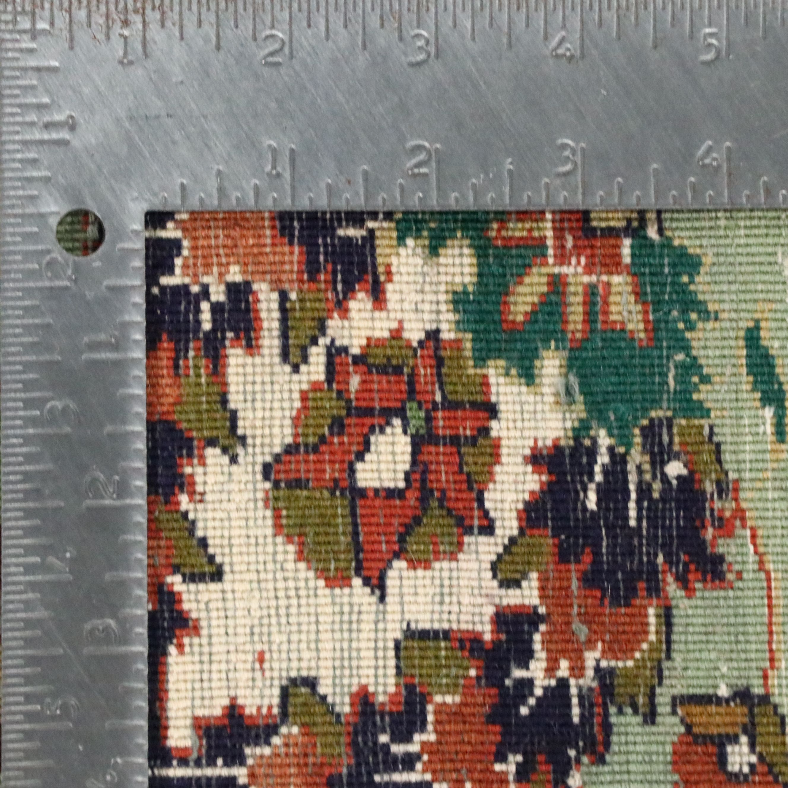 7'2 x 9'5 Hand-Knotted Persian Tabriz Area Rug