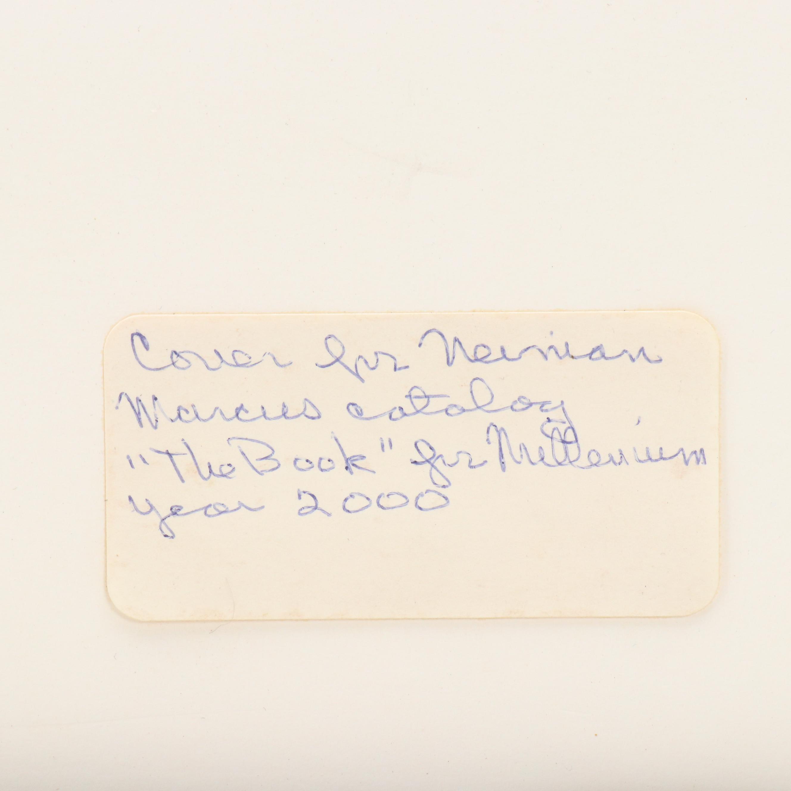 Neiman Marcus "The Book" Catalog Cover After George Rodrigue, 1999