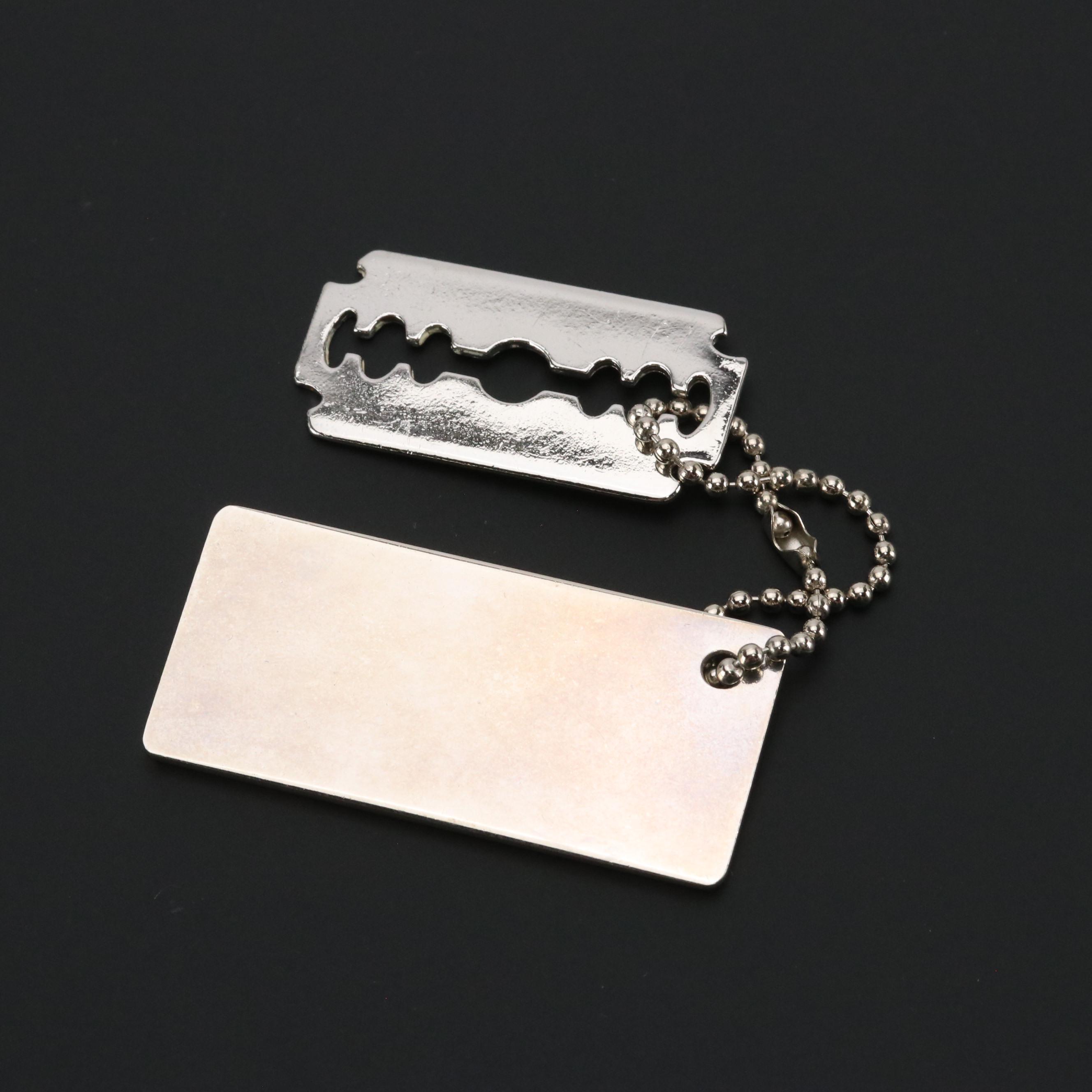 Christian Dior Montaigne License Plate Bag Charm