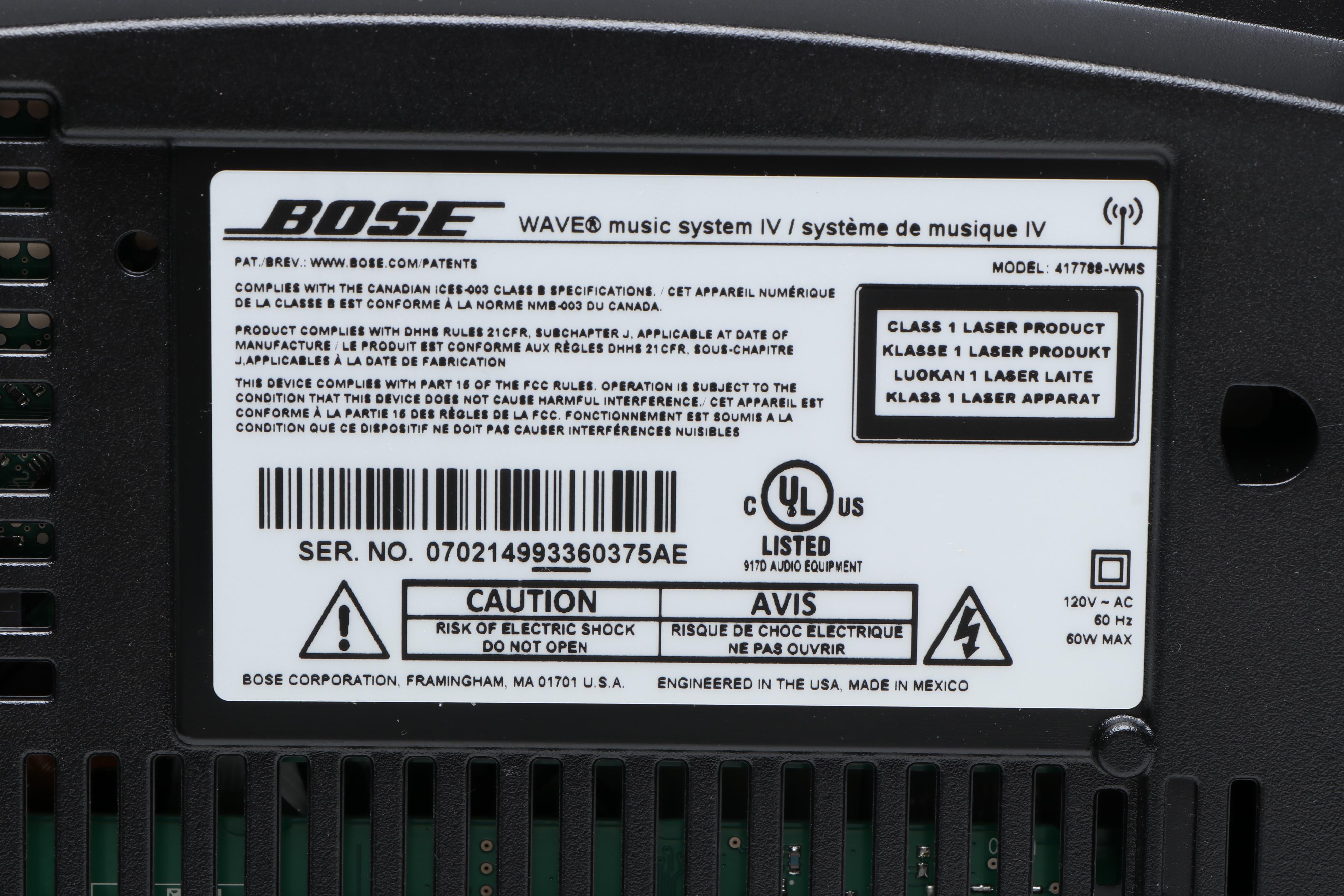 Bose Wave SoundTouch Music System with Remote