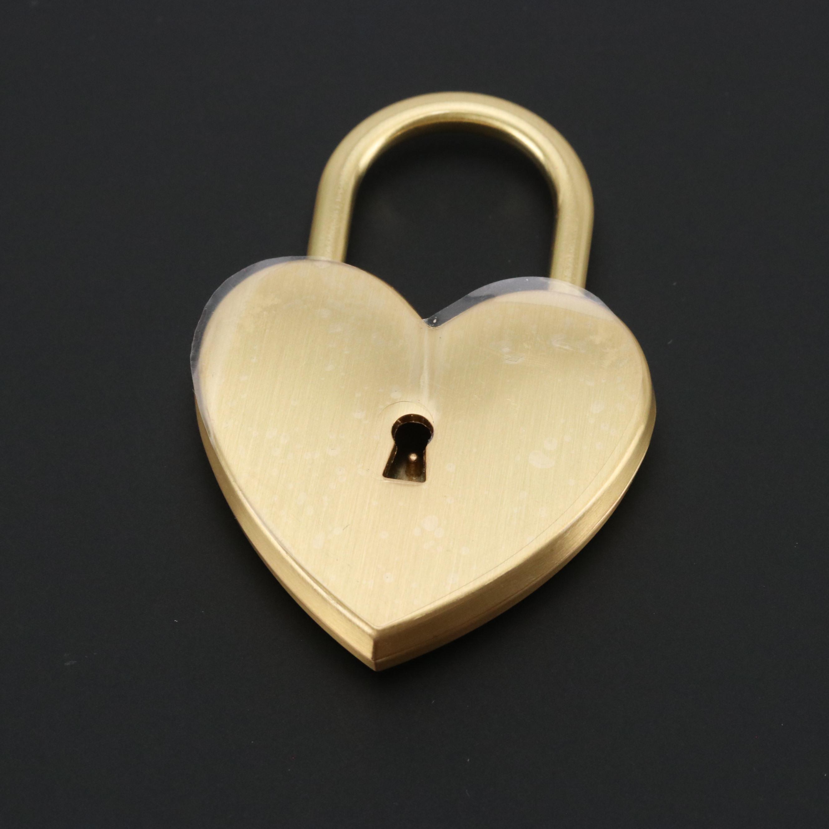 Dior Beauty Promotional Heart-Shaped Padlock Bag Charm, With Box