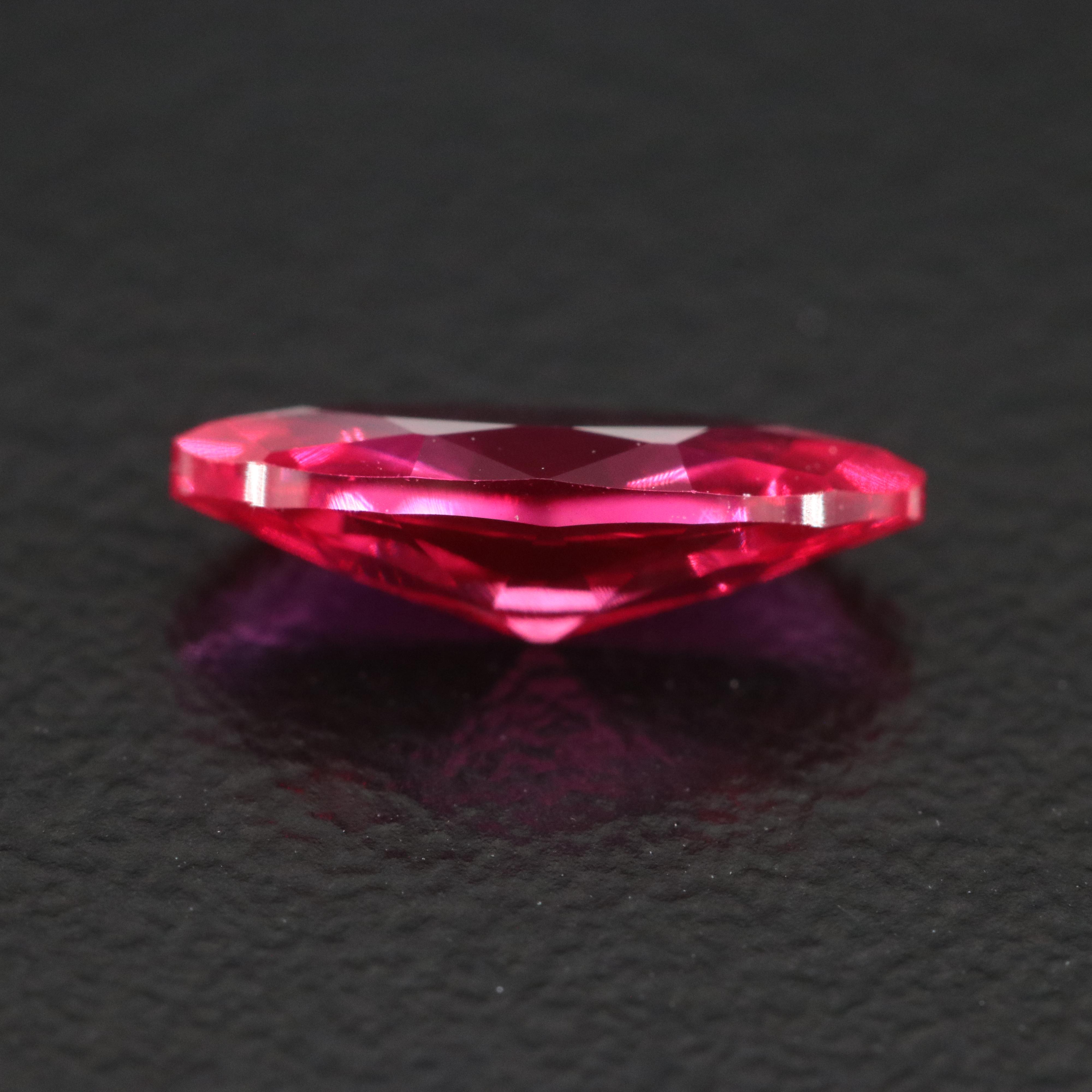 Loose 1.15 CT Lab Grown Ruby