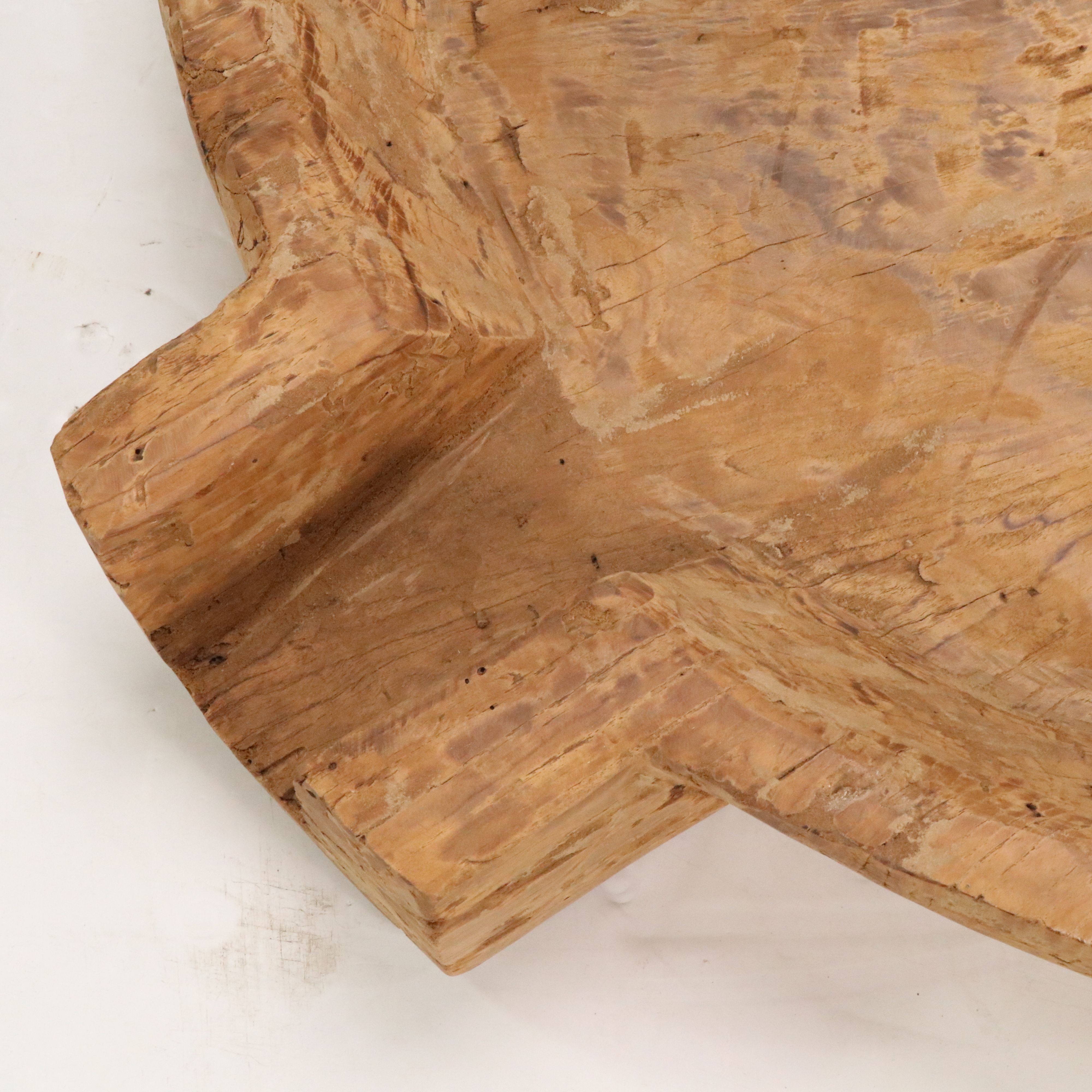 Indian Wooden Chapati Bowl