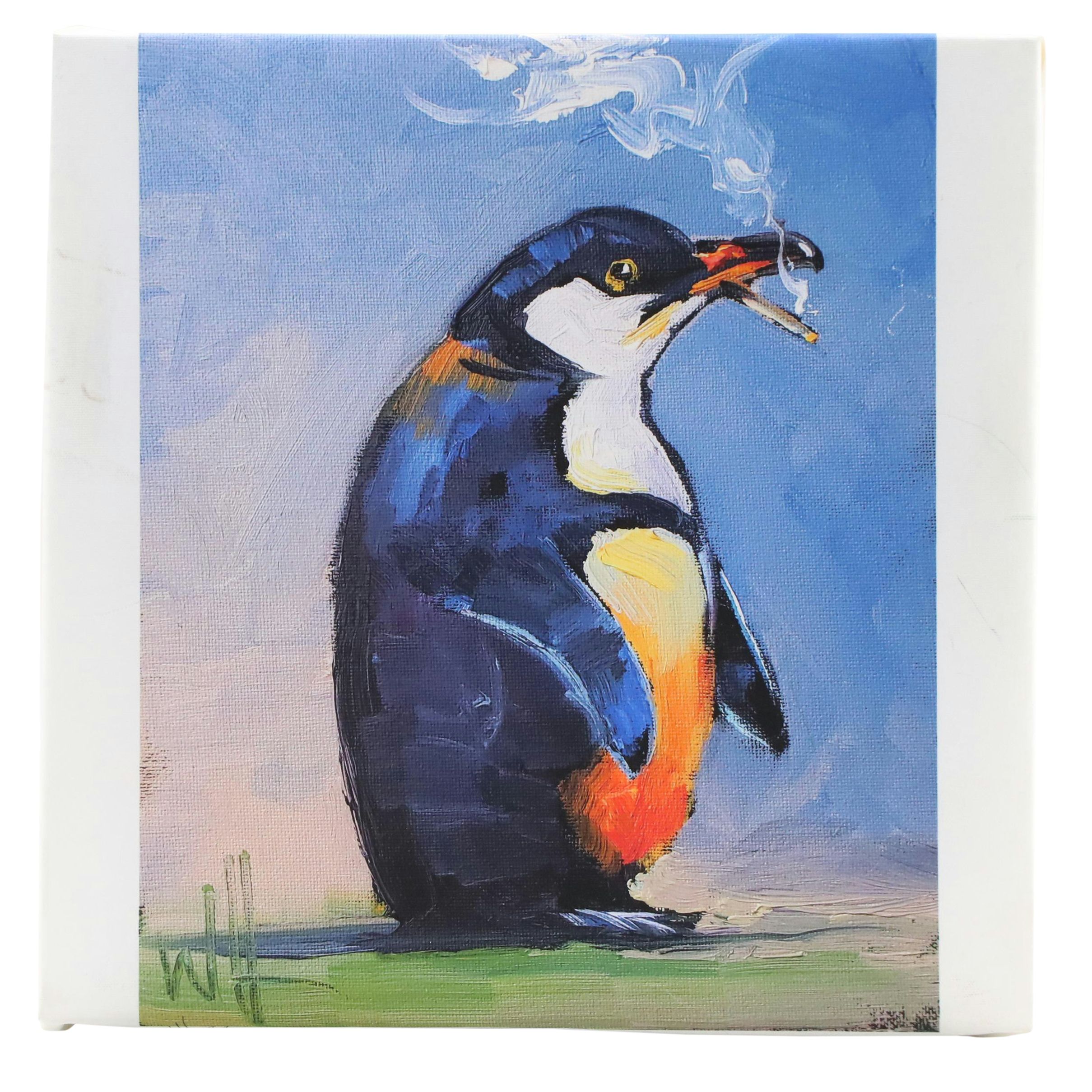 William Hawkins Giclée "Smoking Penguin," 21st Century