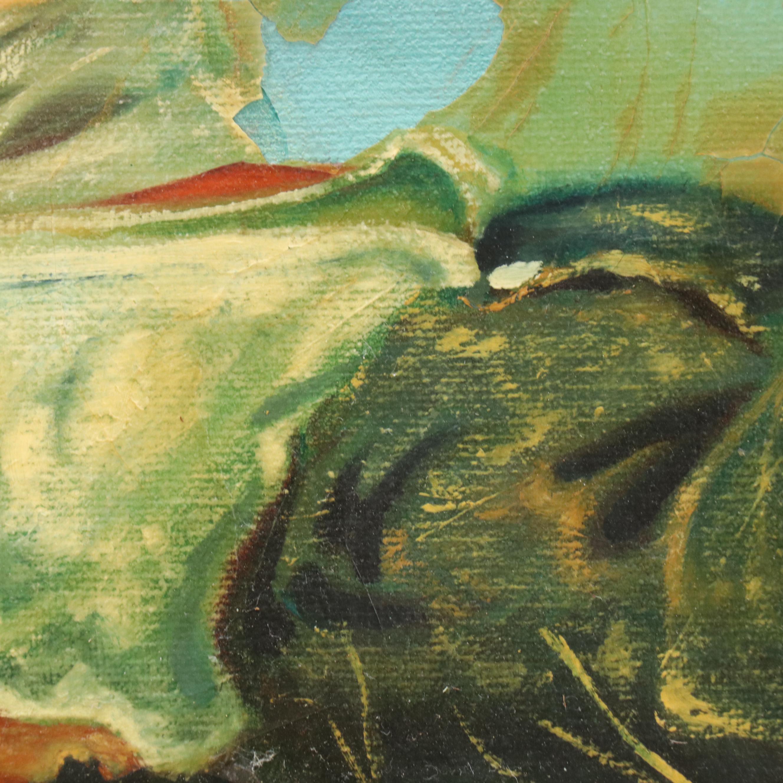 Oil Painting After Franz von Lenbach "The Shepherd Boy"