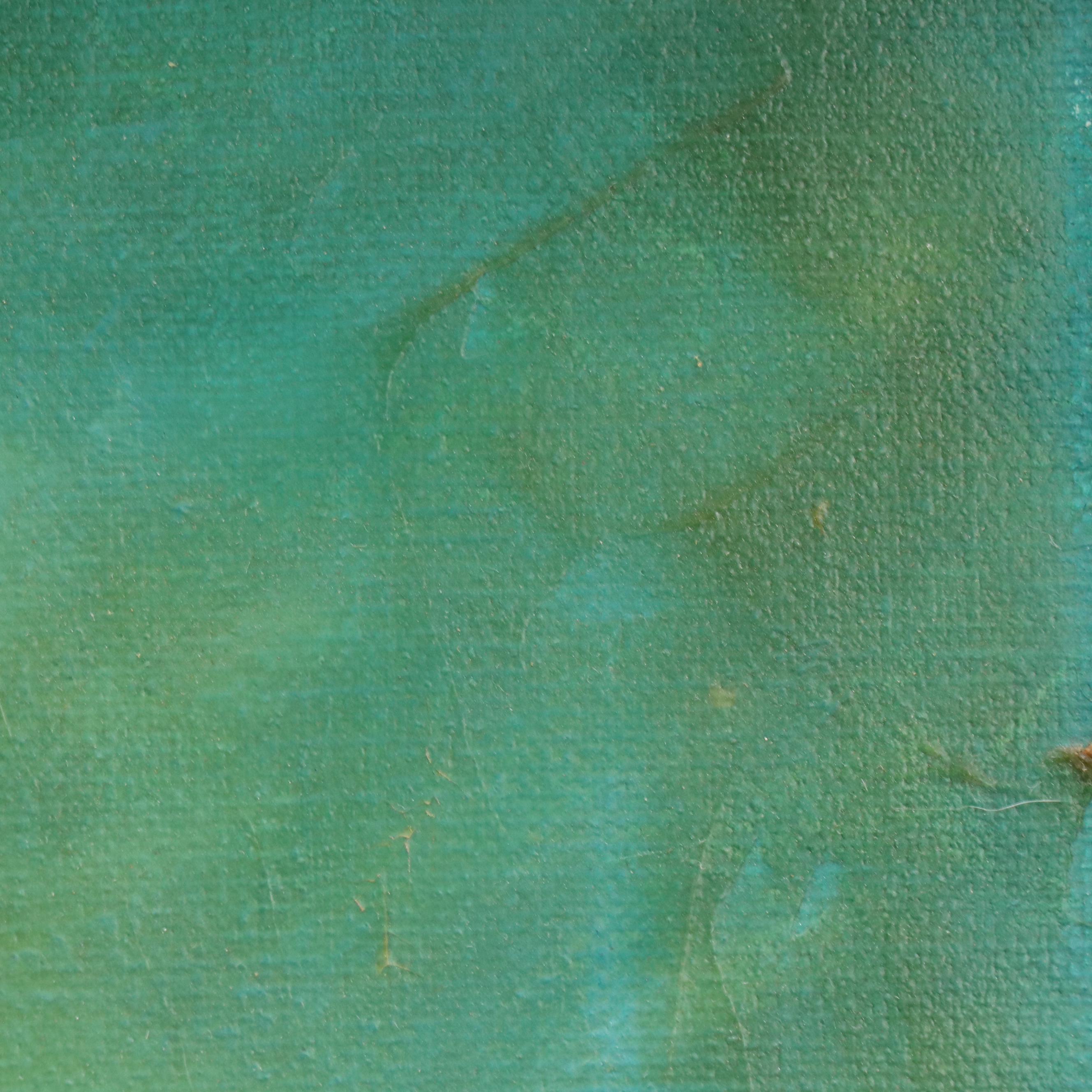 Oil Painting After Franz von Lenbach "The Shepherd Boy"