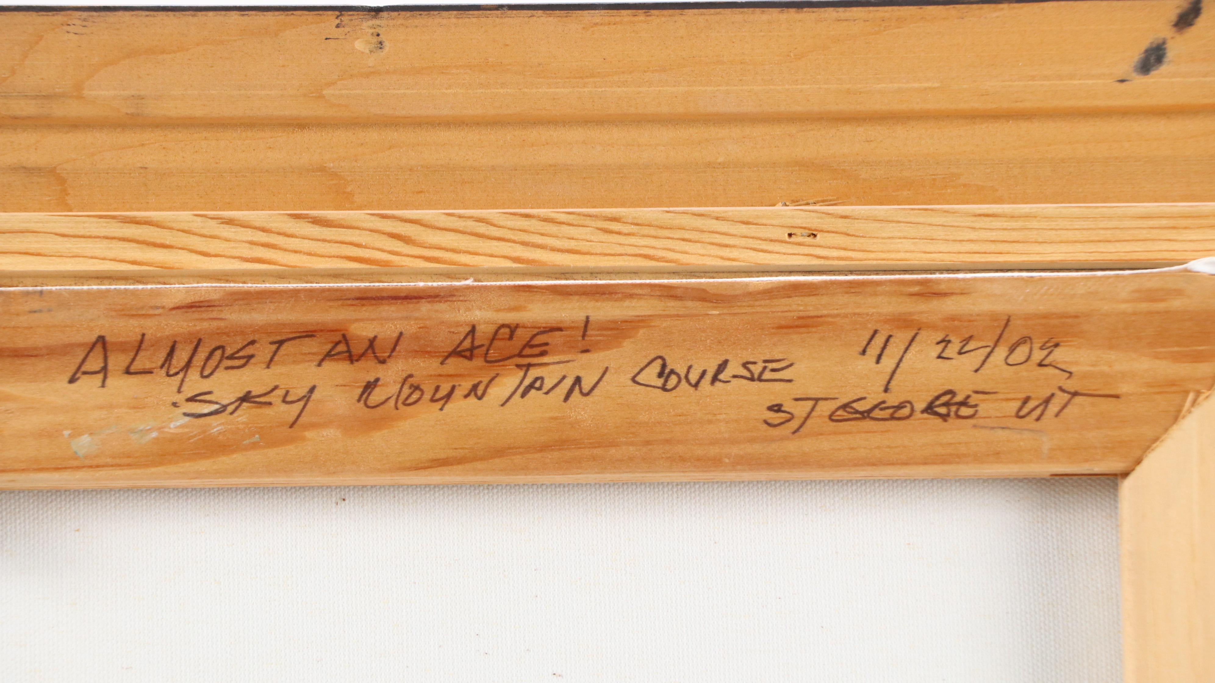 D. Hayes Golf Course Oil Painting "Almost an Ace!," 2002