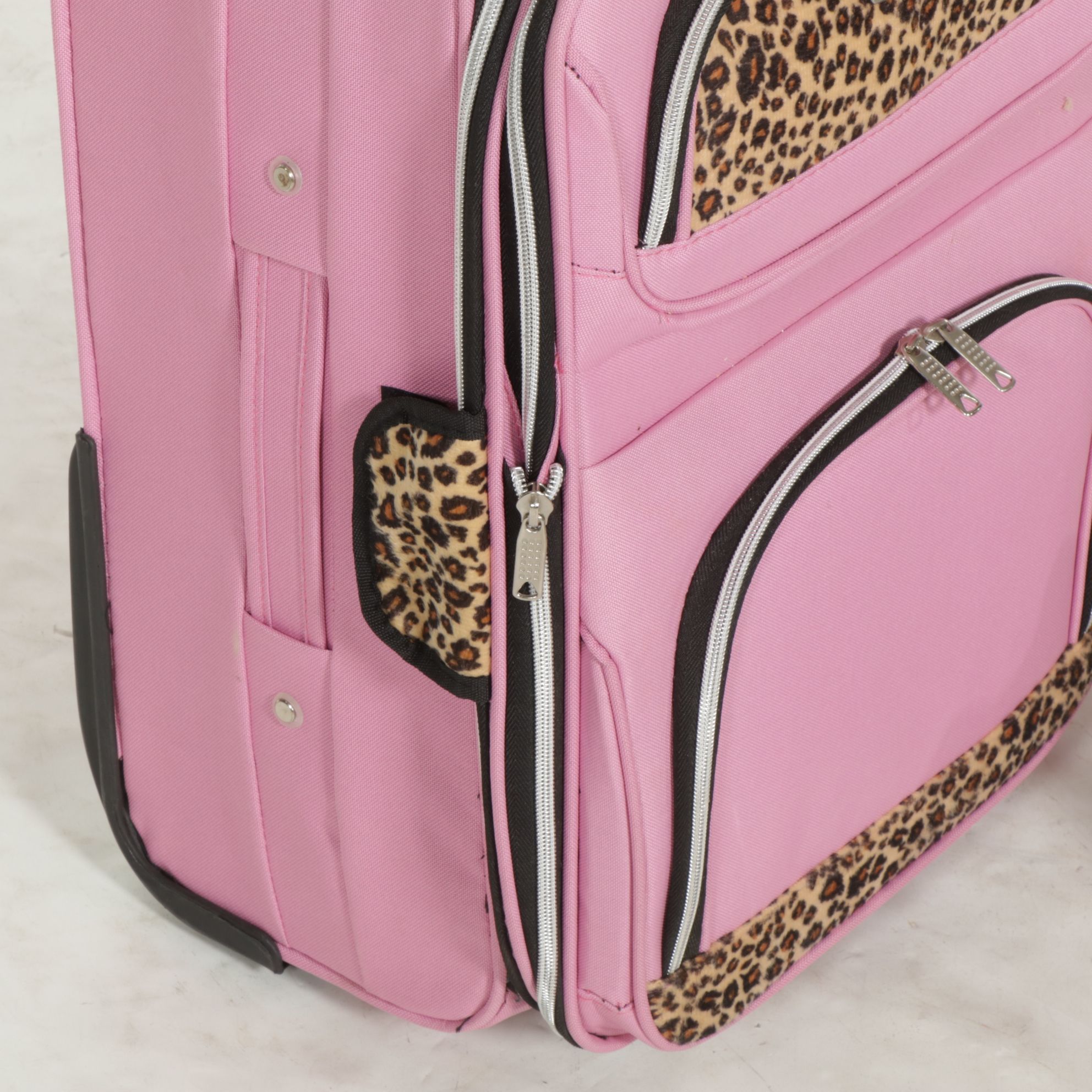 Rockland Pink Soft-Sided Luggage Set
