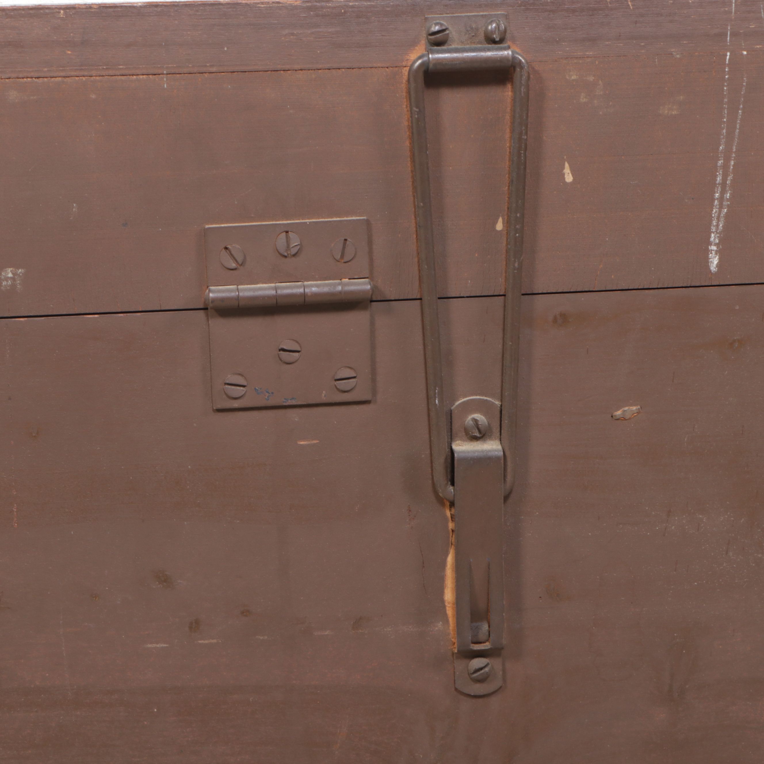 Art Deco Style Waterfall Front Mahogany Blanket Chest, Early to Mid-20th C.