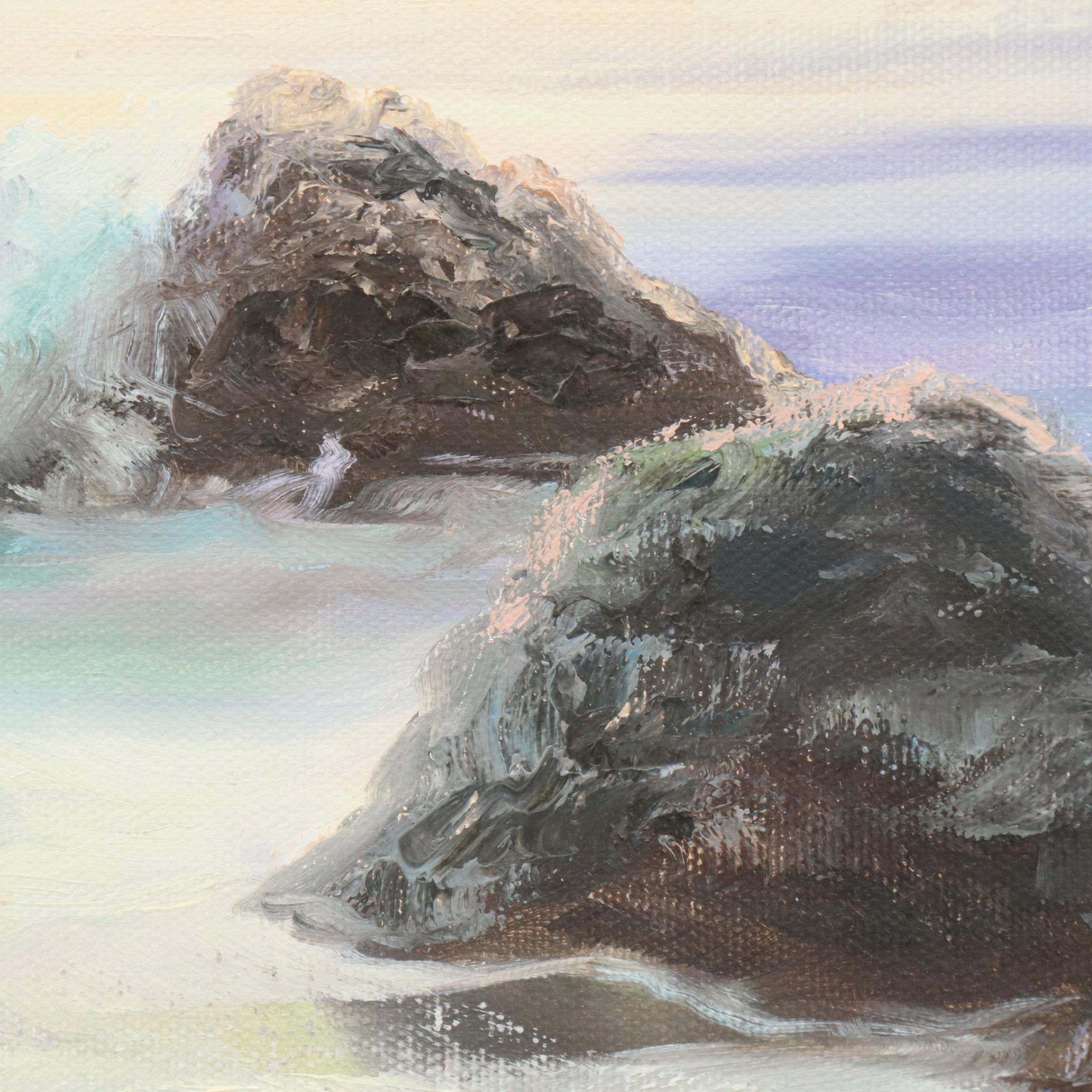 Coastal Landscape Oil Painting, 1997