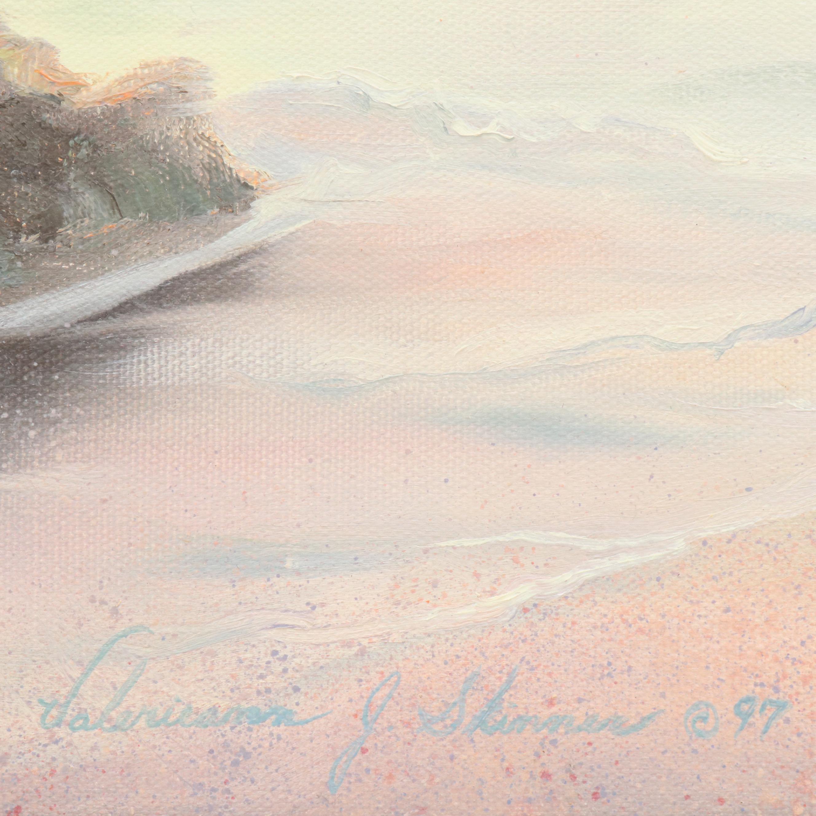 Coastal Landscape Oil Painting, 1997