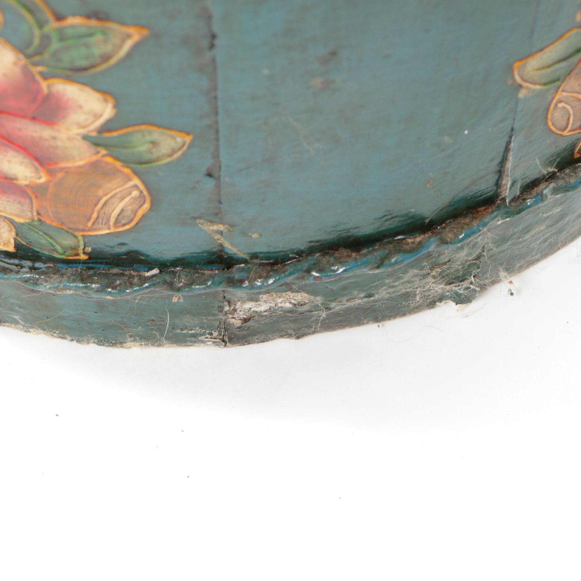 Hand-Painted and Iron Mounted Chinese Barrel Buckets