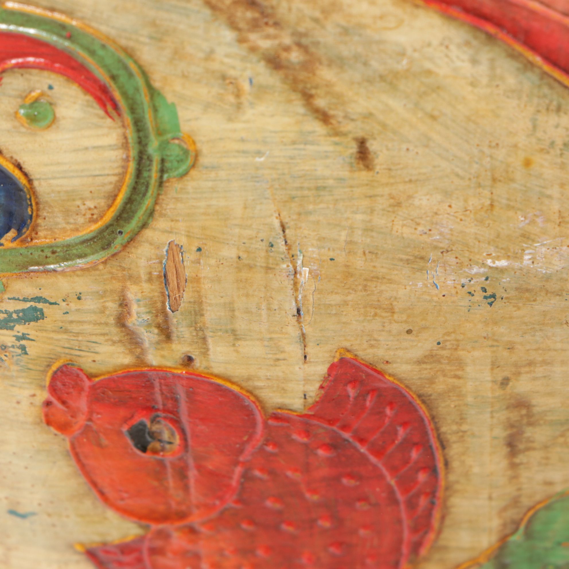 Hand-Painted and Iron Mounted Chinese Barrel Buckets