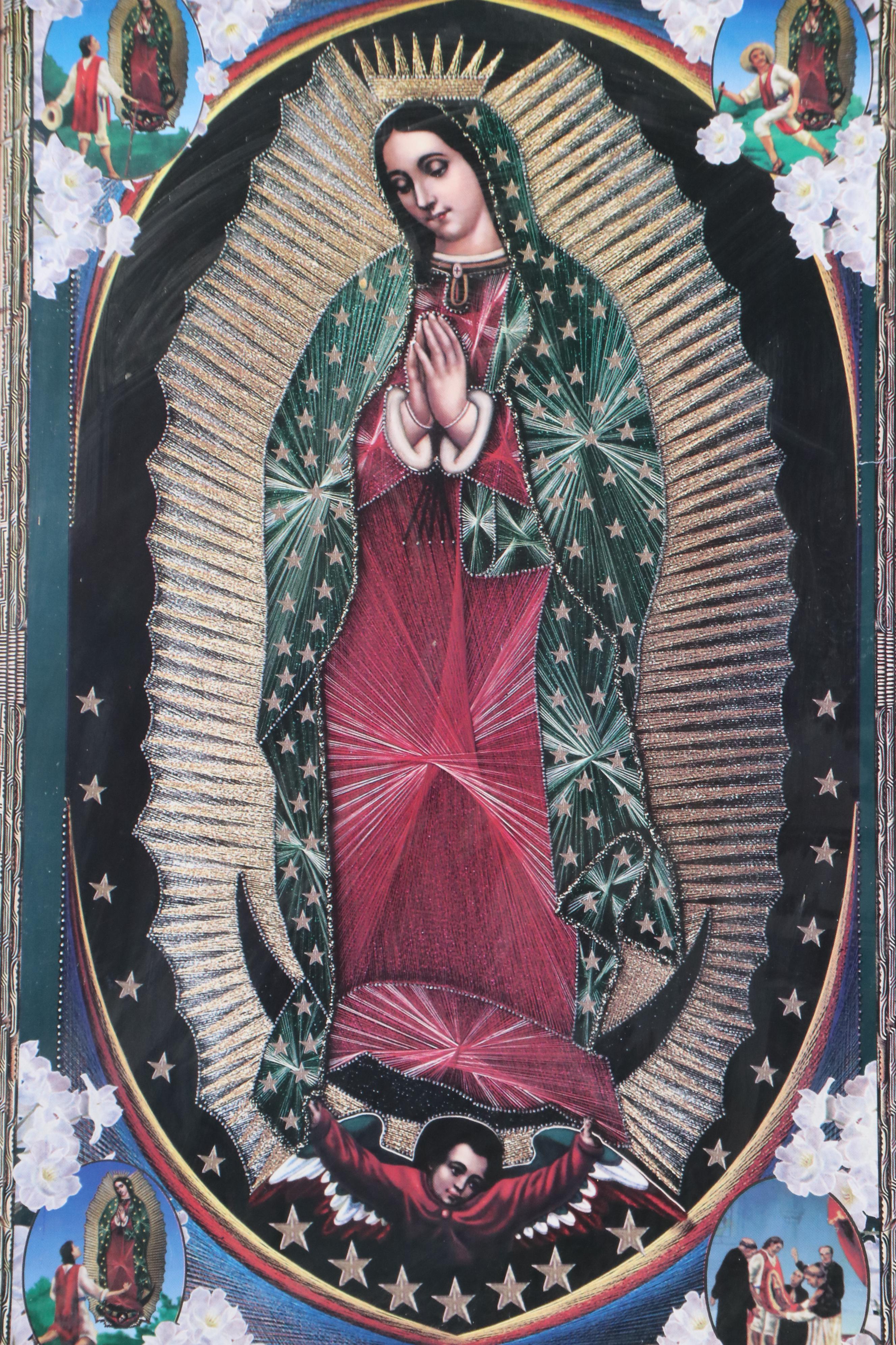 Halftone Reproduction Poster "Our Lady of Guadalupe"