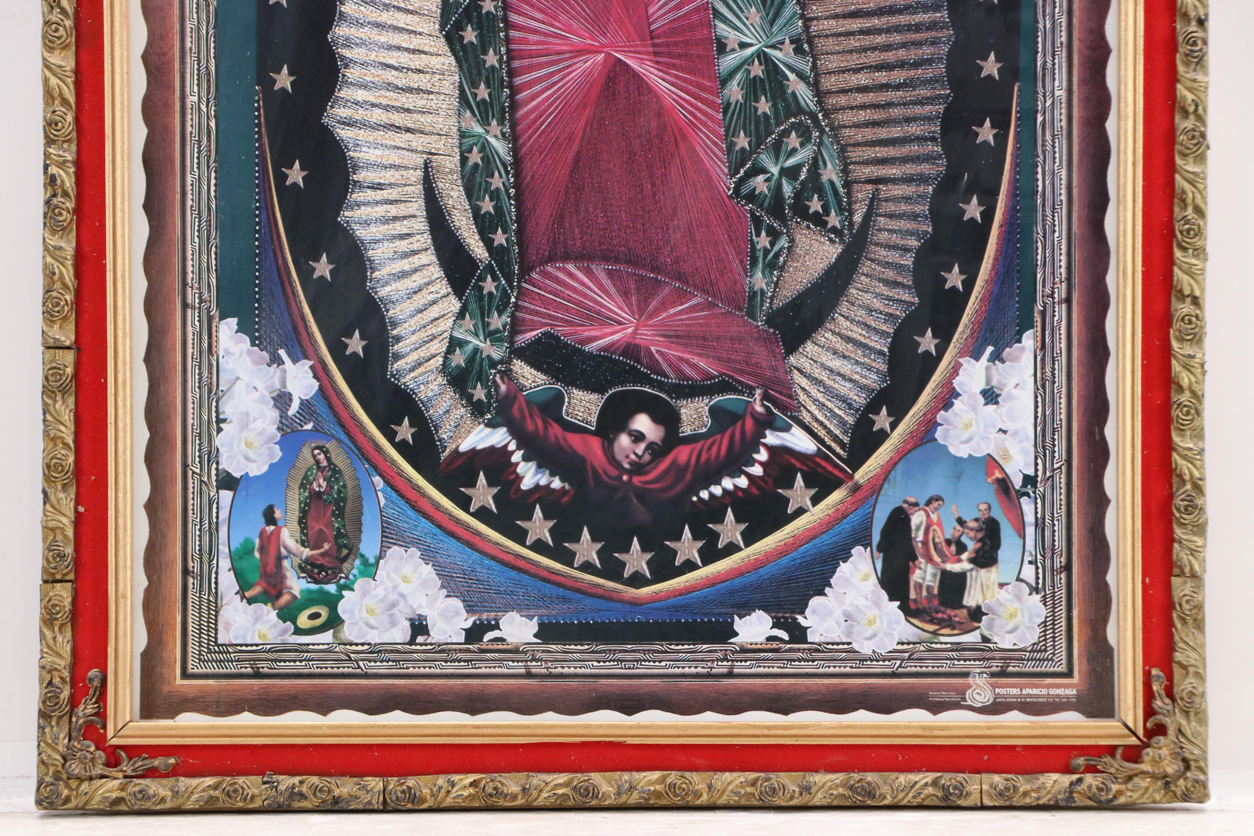 Halftone Reproduction Poster "Our Lady of Guadalupe"