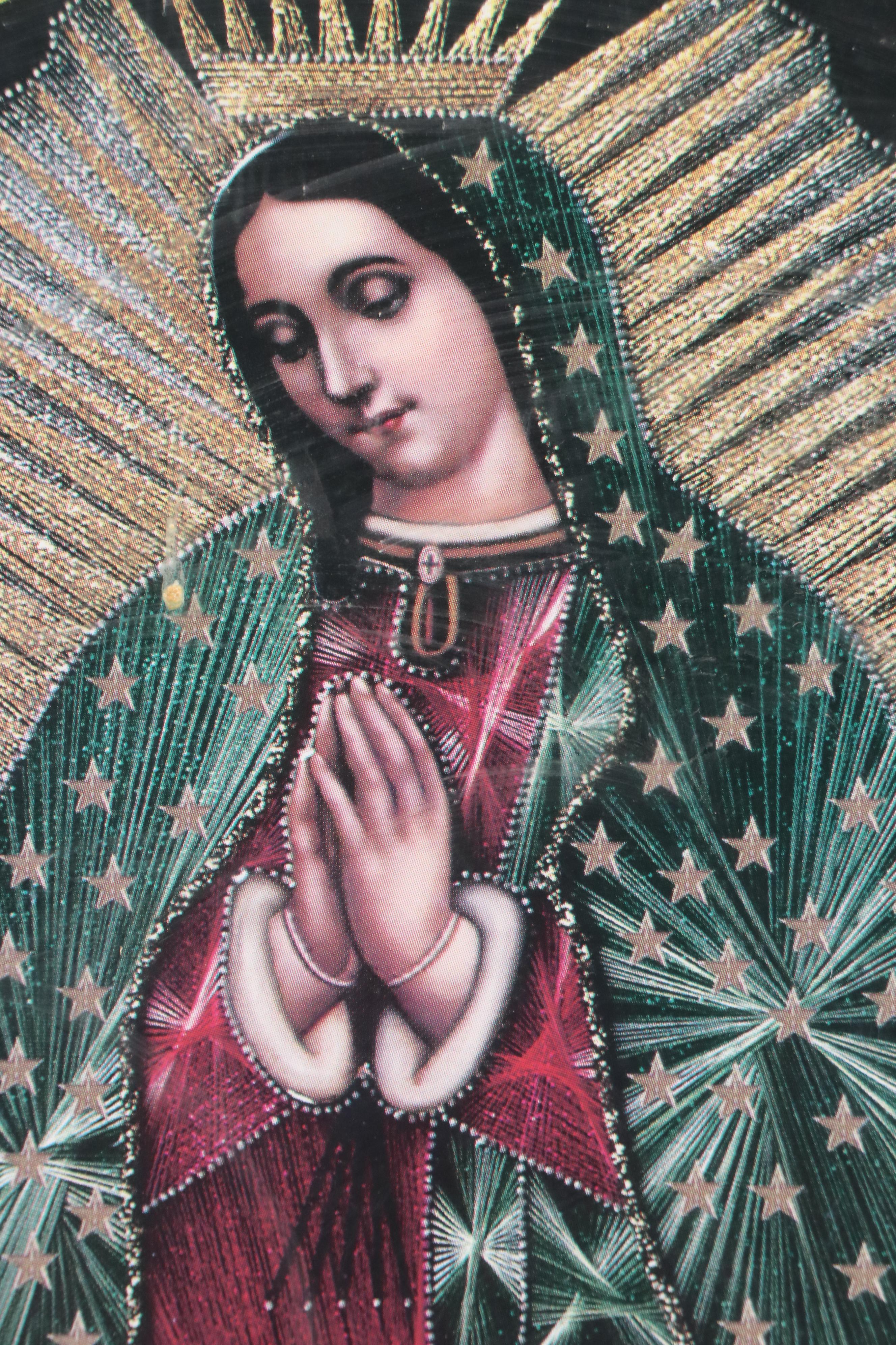 Halftone Reproduction Poster "Our Lady of Guadalupe"