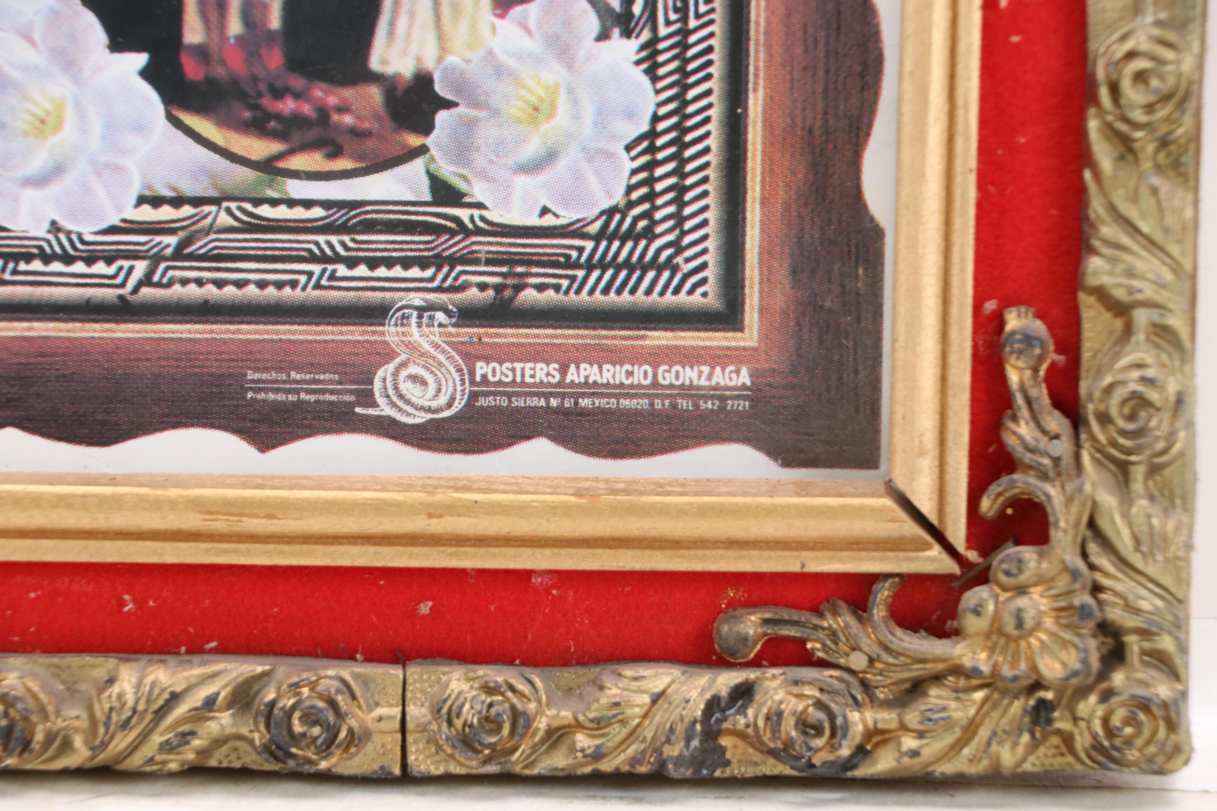 Halftone Reproduction Poster "Our Lady of Guadalupe"