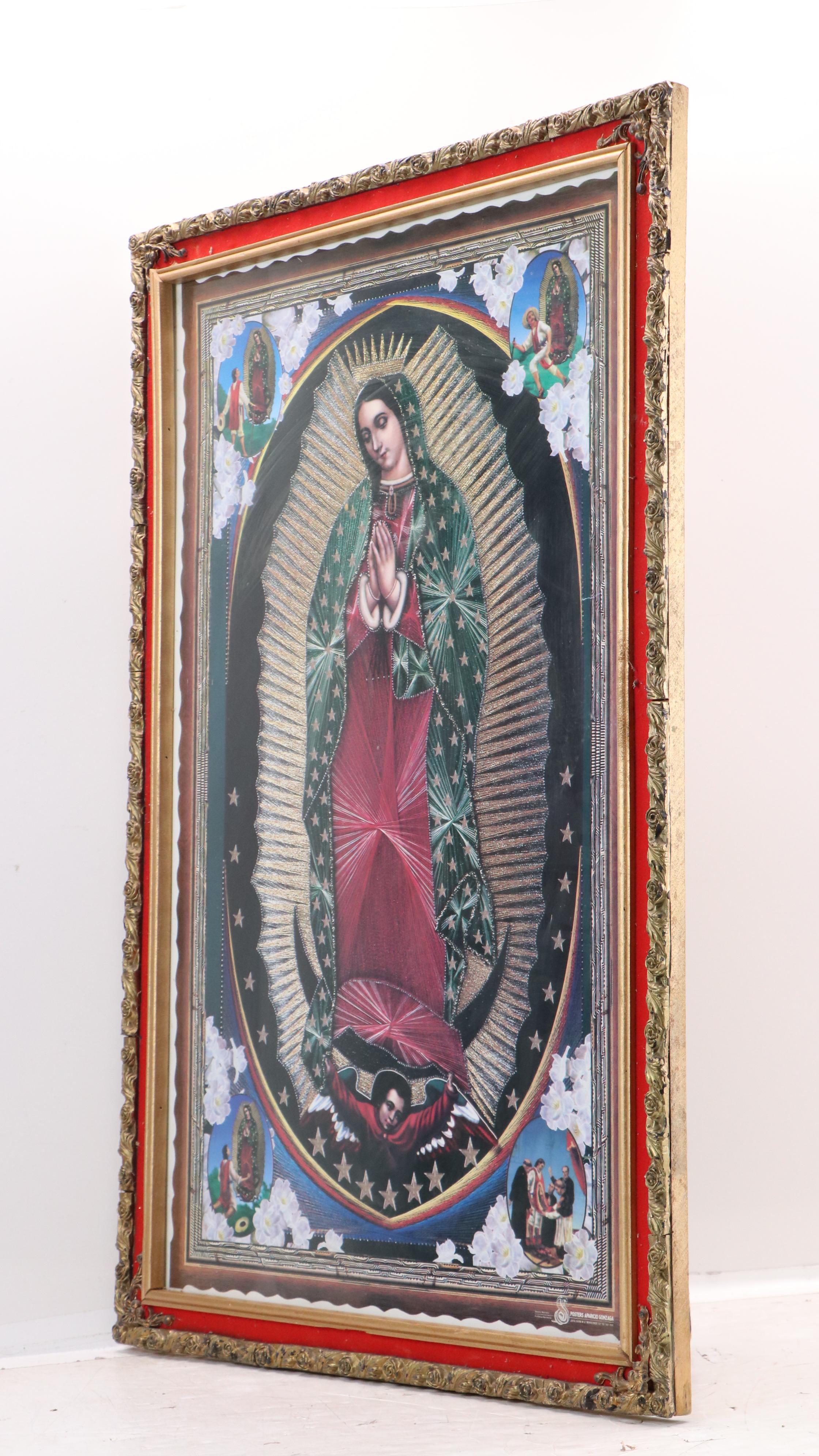 Halftone Reproduction Poster "Our Lady of Guadalupe"