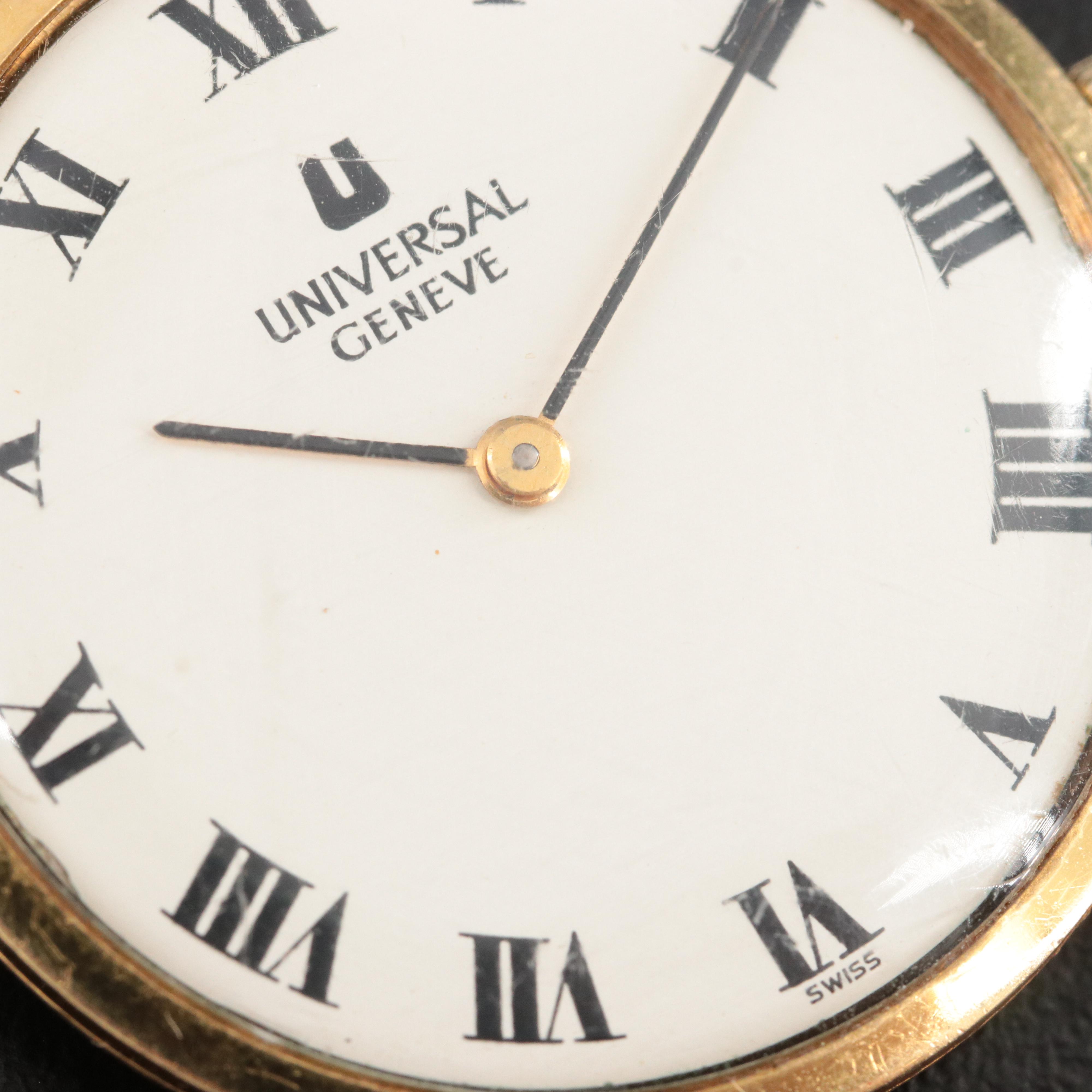 18K Universal Geneve Circa Late 1960's Model 142136 Watch
