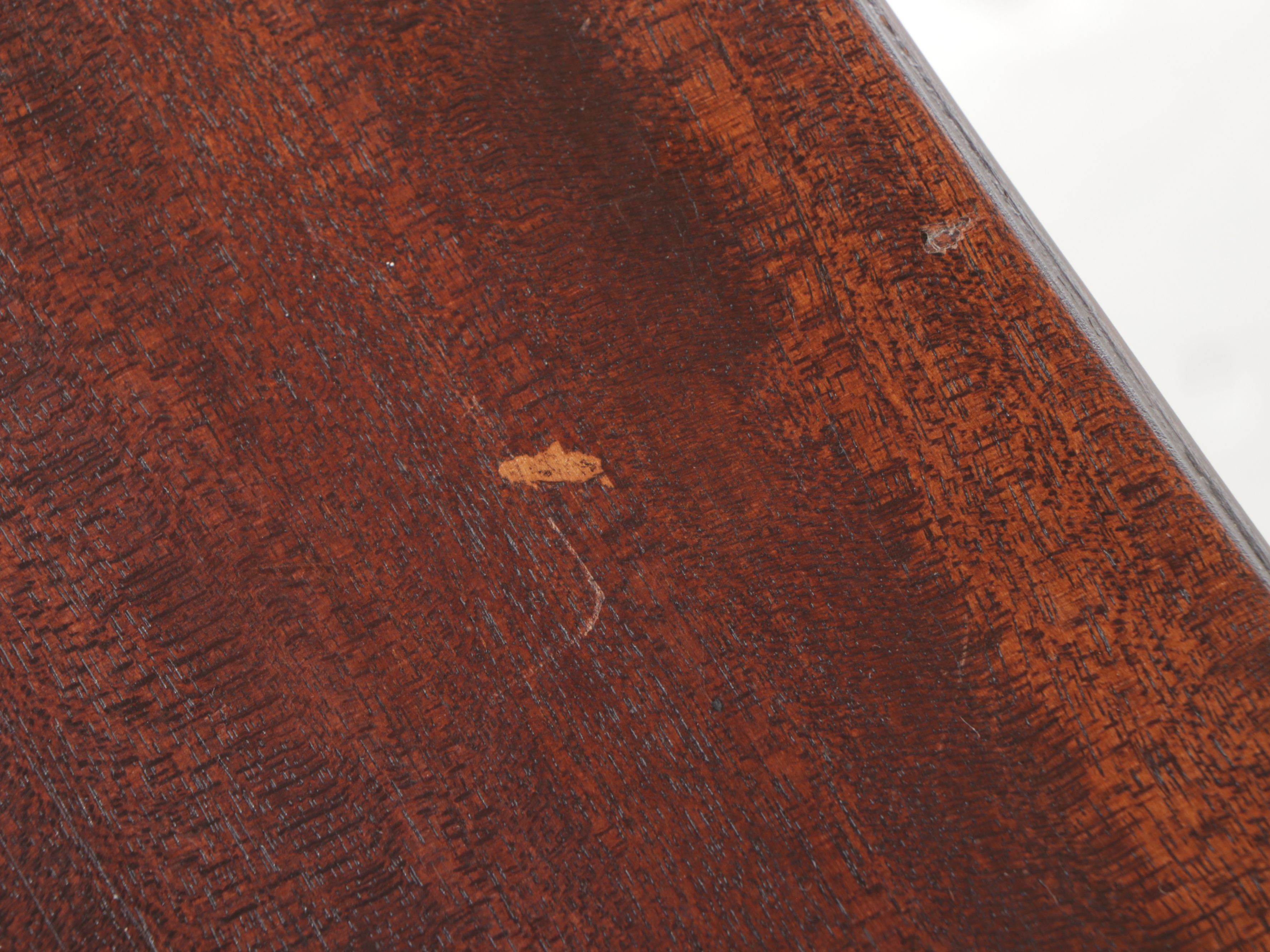 Late Victorian Mahogany Two-Drawer Stand, Late 19th/Early 20th Century