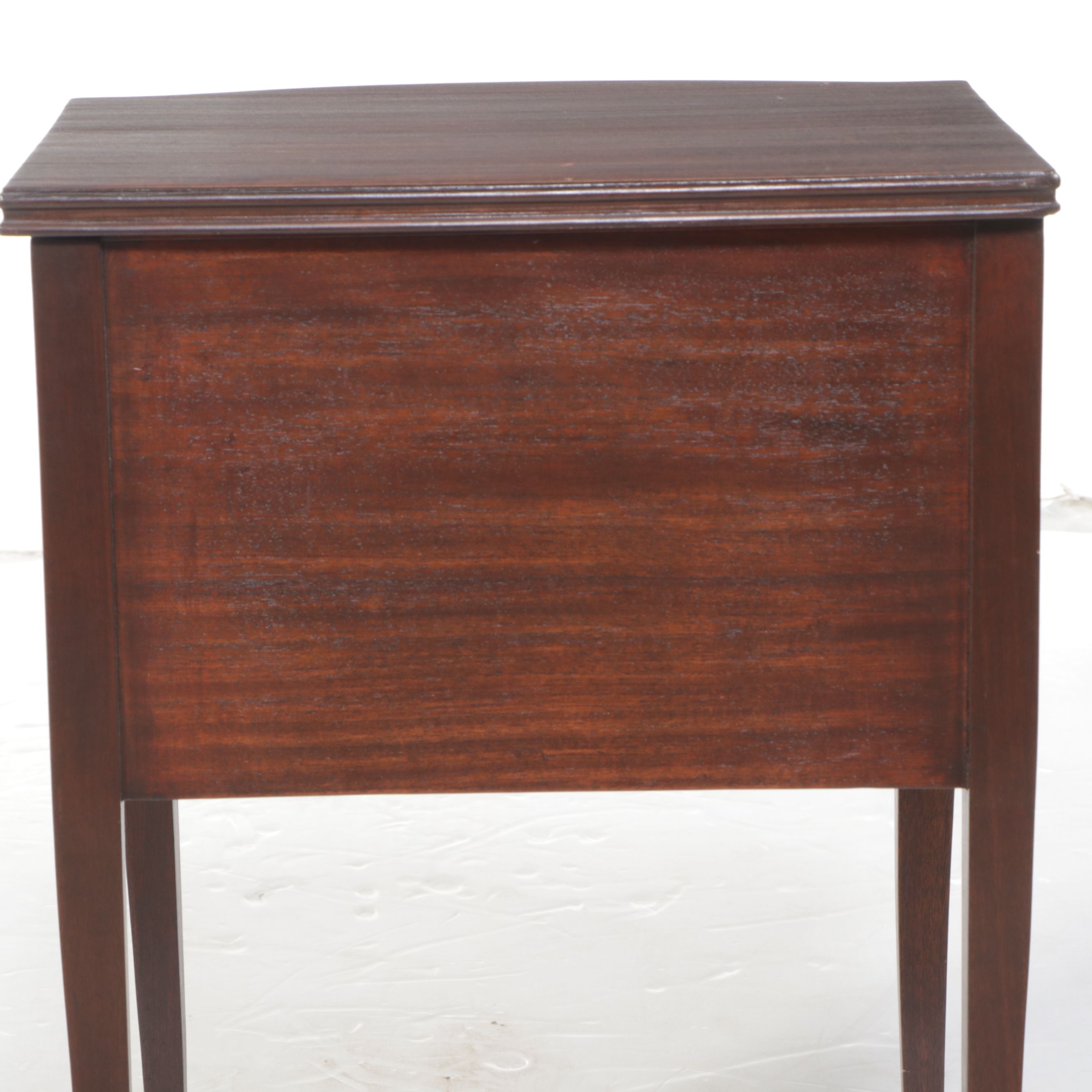 Late Victorian Mahogany Two-Drawer Stand, Late 19th/Early 20th Century