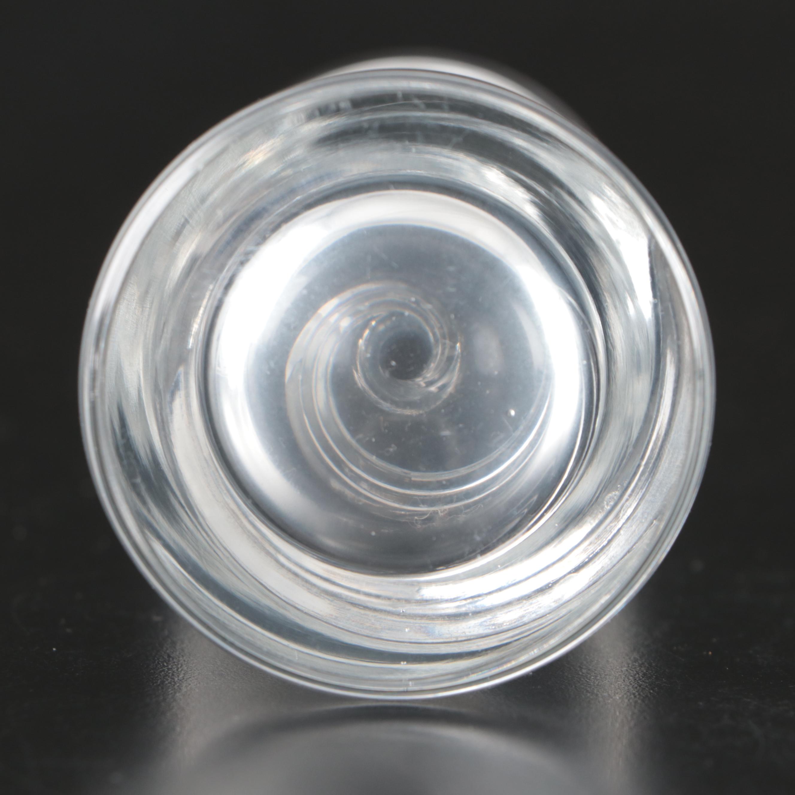 Swirl Crystal Vases with Other Crystal Candlesticks and Vase