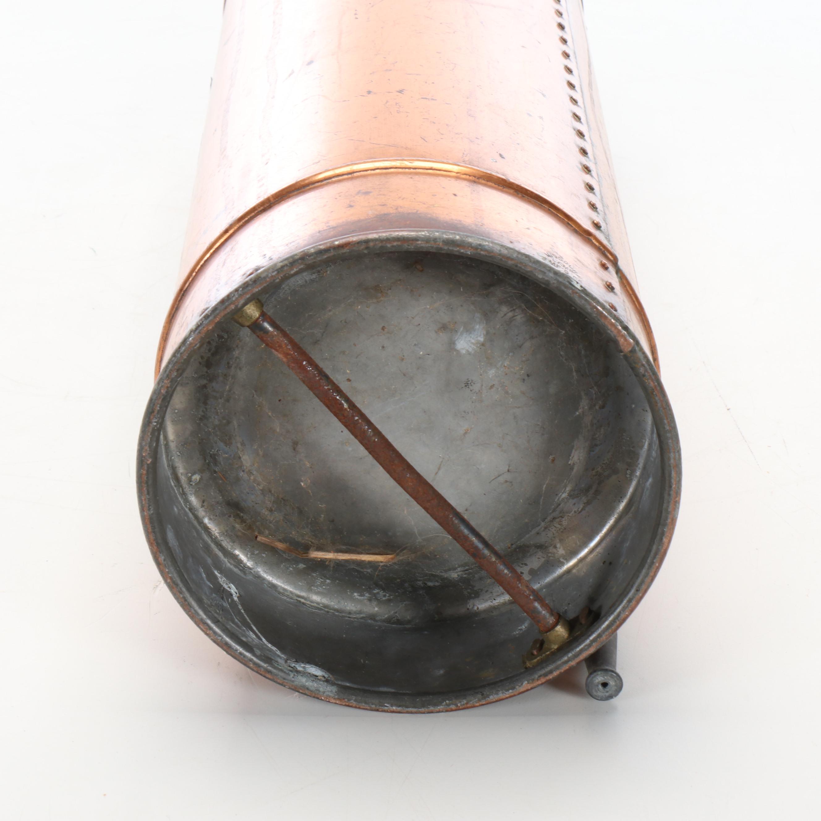 C. Nuhring & Bro. 2.5 Gallon Metal Hand Fire Extinguisher, Early 20th Century