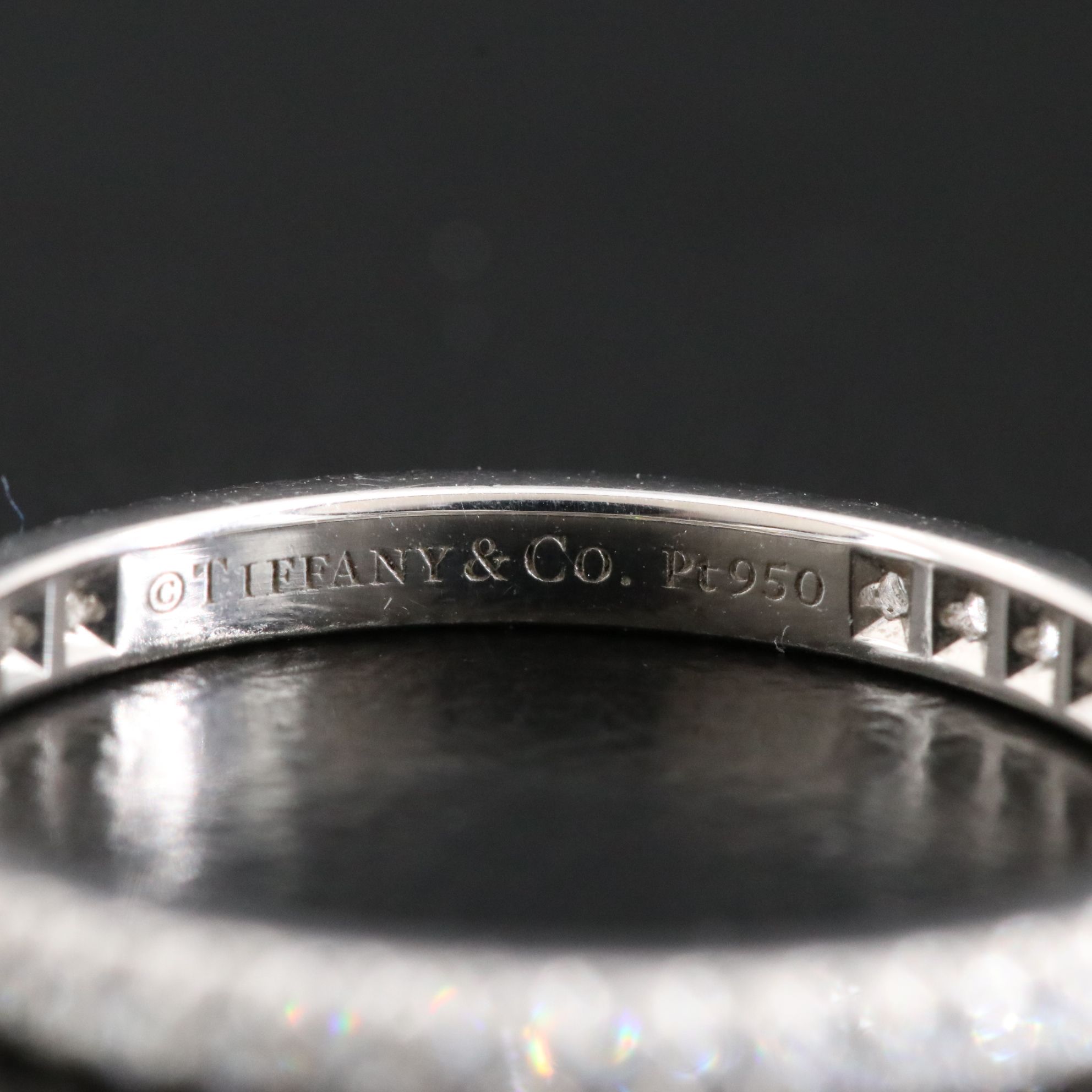 Tiffany & Co. Soleste 0.29 CTW Diamond Platinum Eternity Ring