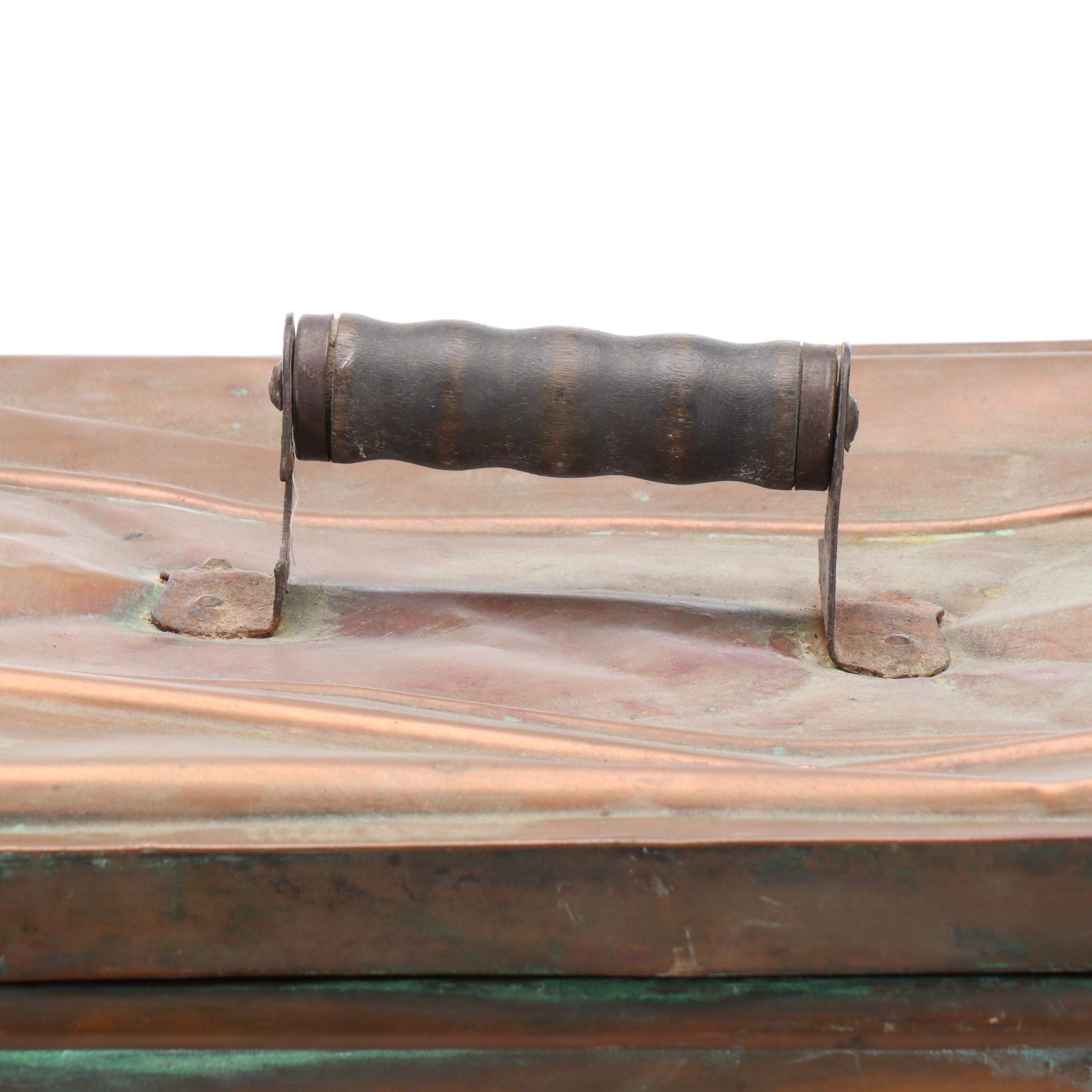 Late Victorian Copper Boiler with Lid, Late 19th/Early 20th Century